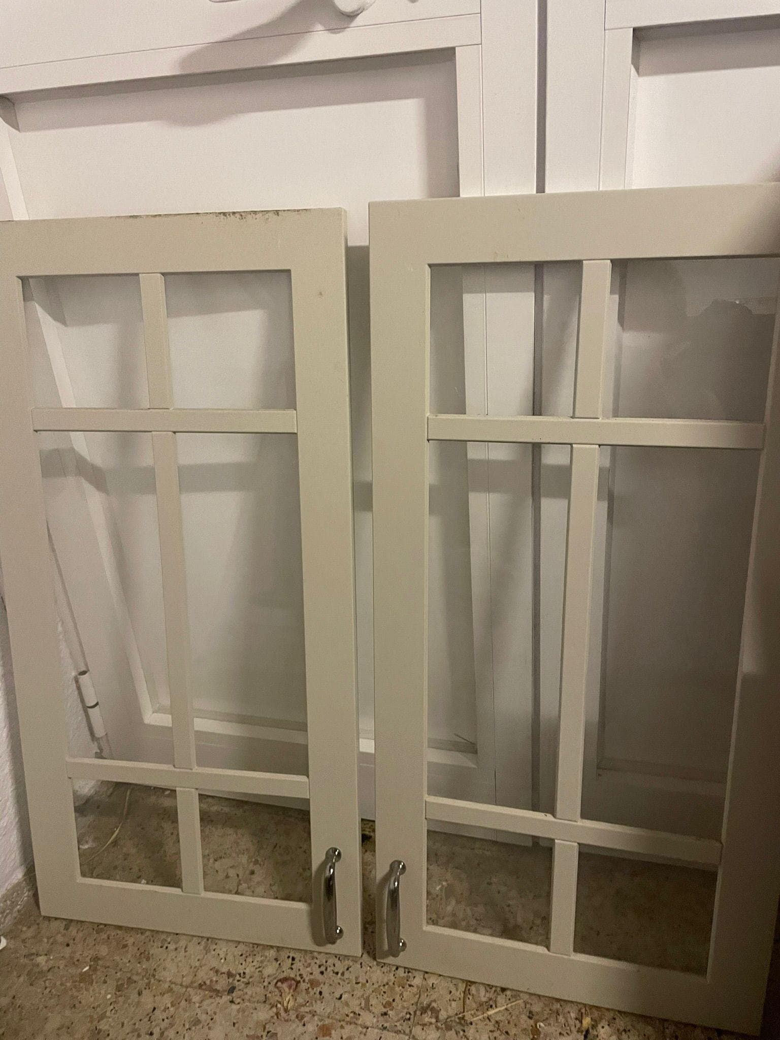 STENSUND glass door, white, 40x80 cm