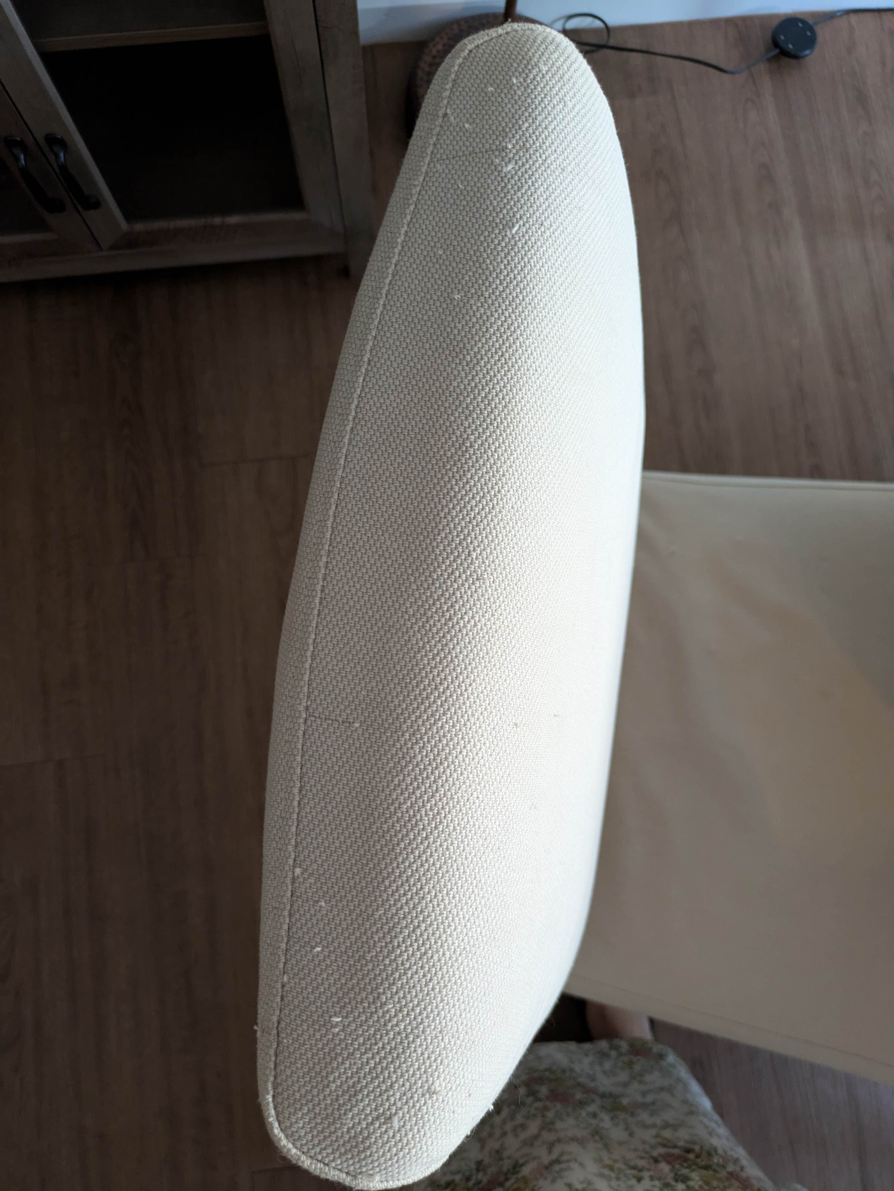 BERGMUND chair, white/Hallarp beige