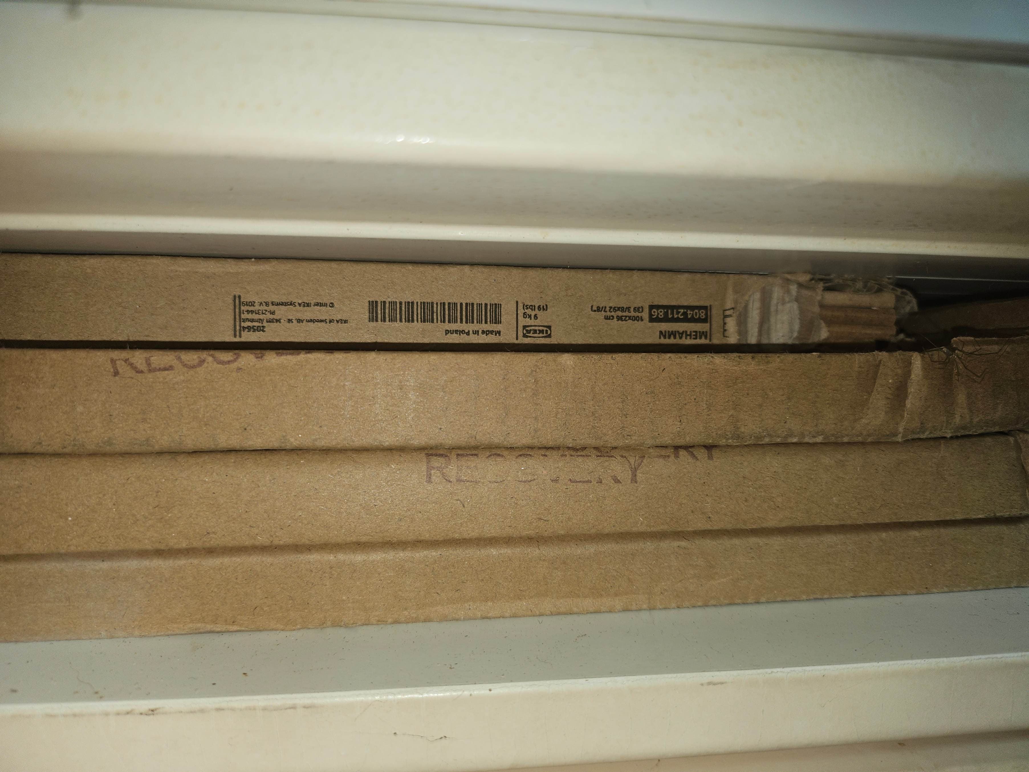 AULI 4 panels for sliding door frame, mirror glass, 100x236 cm