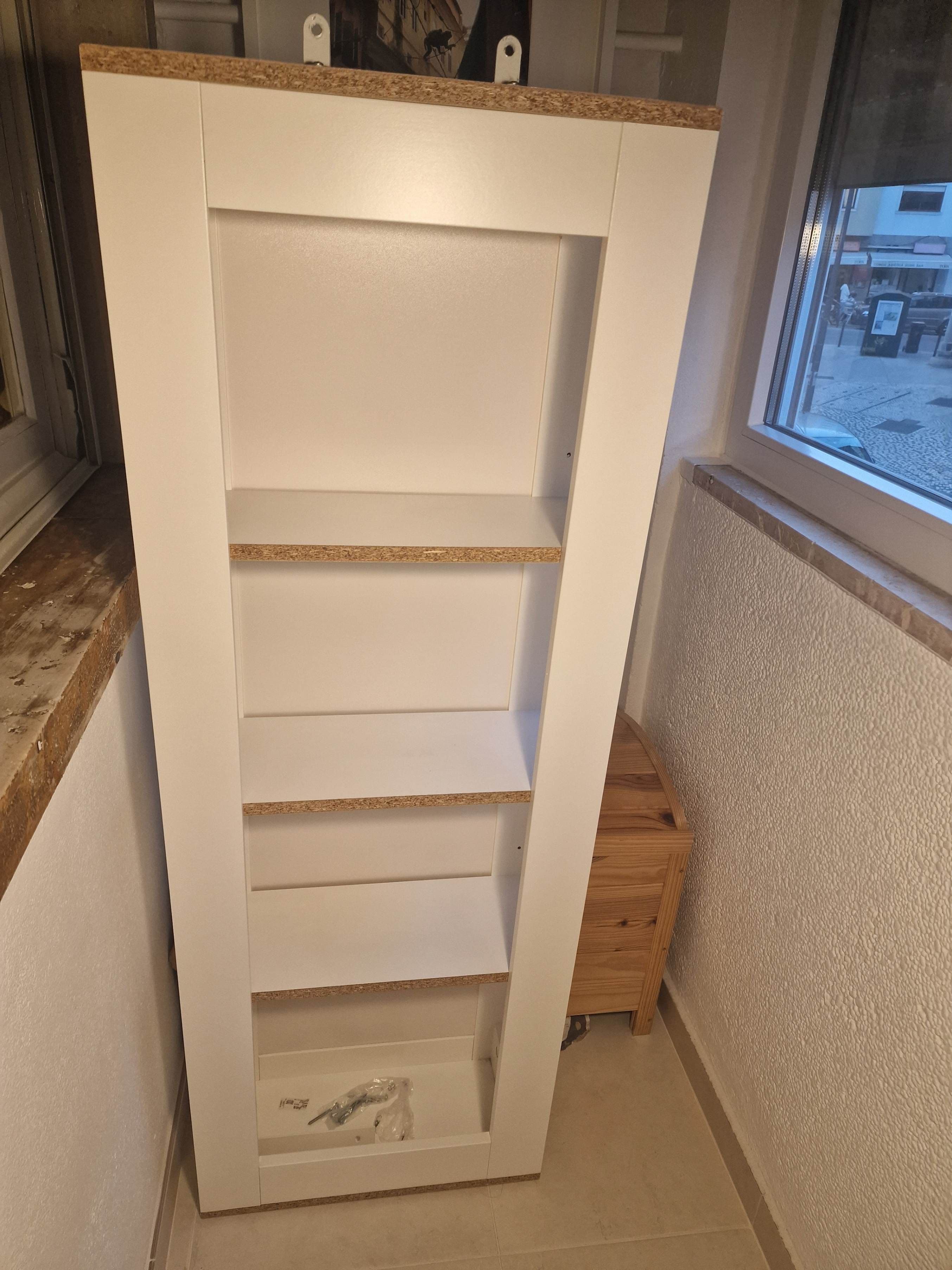 HEMNES Shelving unit, white, 42x172 cm