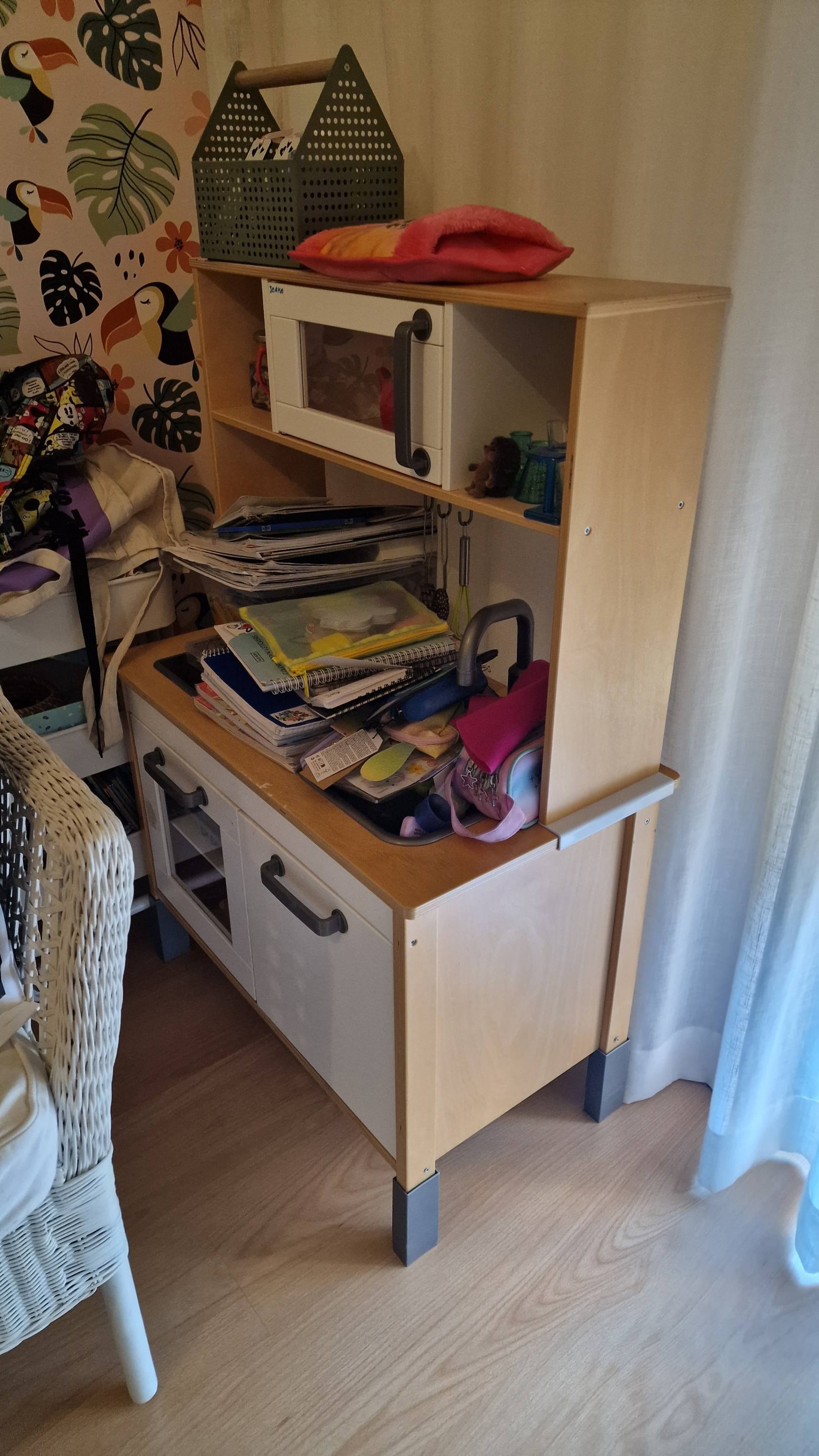 DUKTIG play kitchen, birch, 72x40x109 cm
