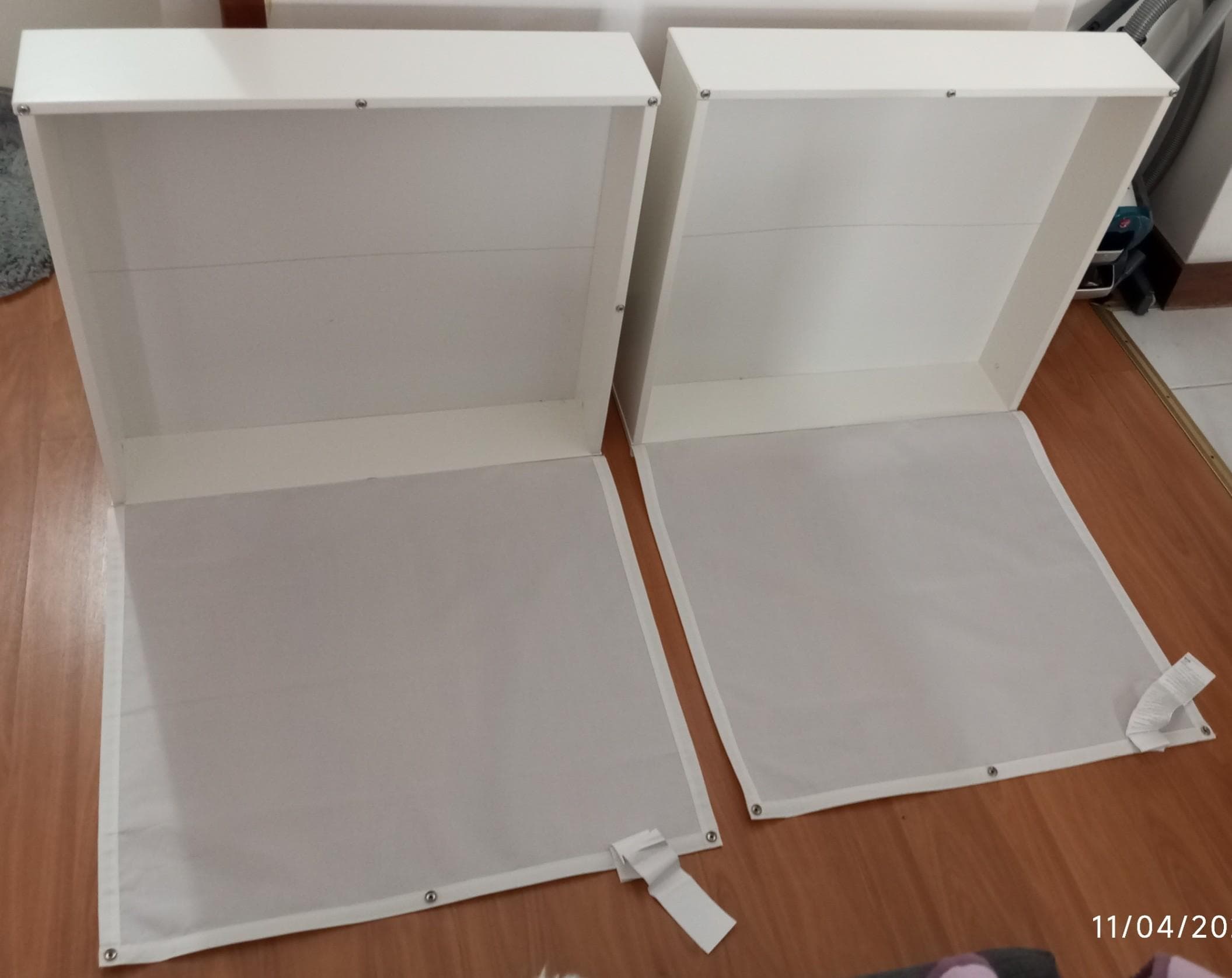 VARDÖ Bed storage box, white, 65x70 cm