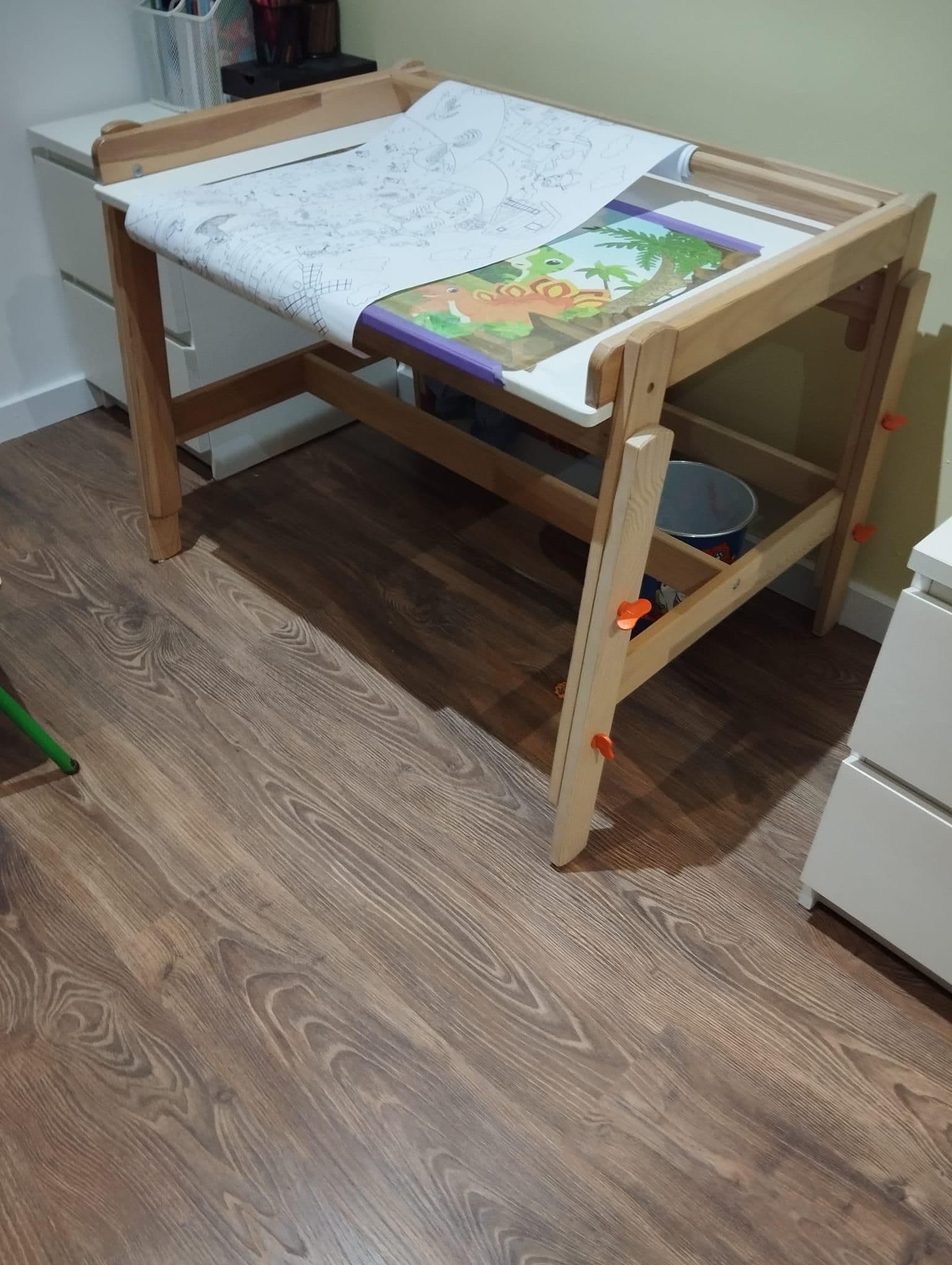 FLISAT Children's desk, adjustable, Width: 92 cm