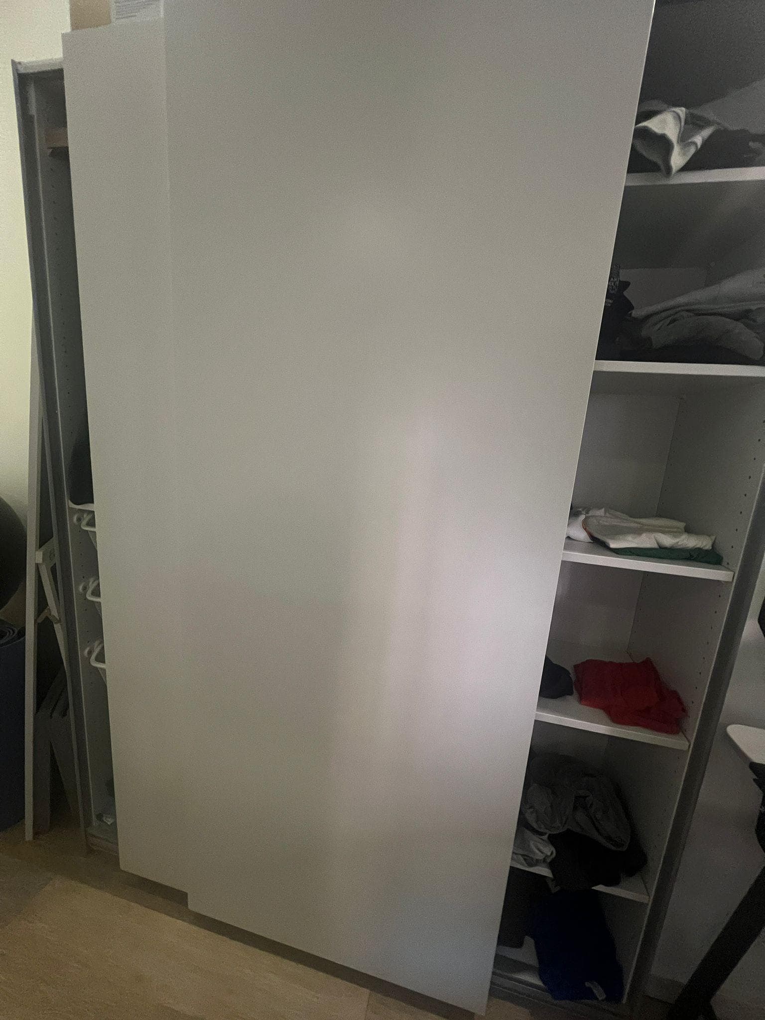 PAX 2 estruturas roupeiro, branco, 150x35x201 cm