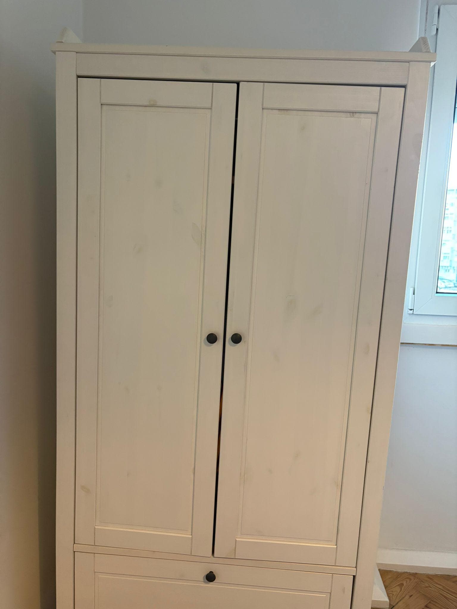 SUNDVIK Wardrobe, white, 80x50x171 cm