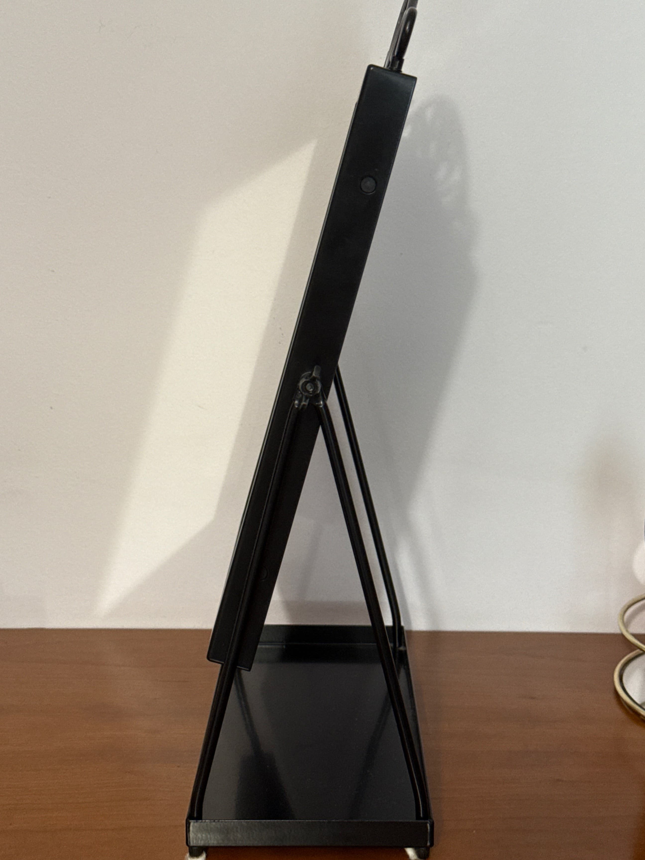 KARMSUND Espelho p/toucador, preto, 27x43 cm