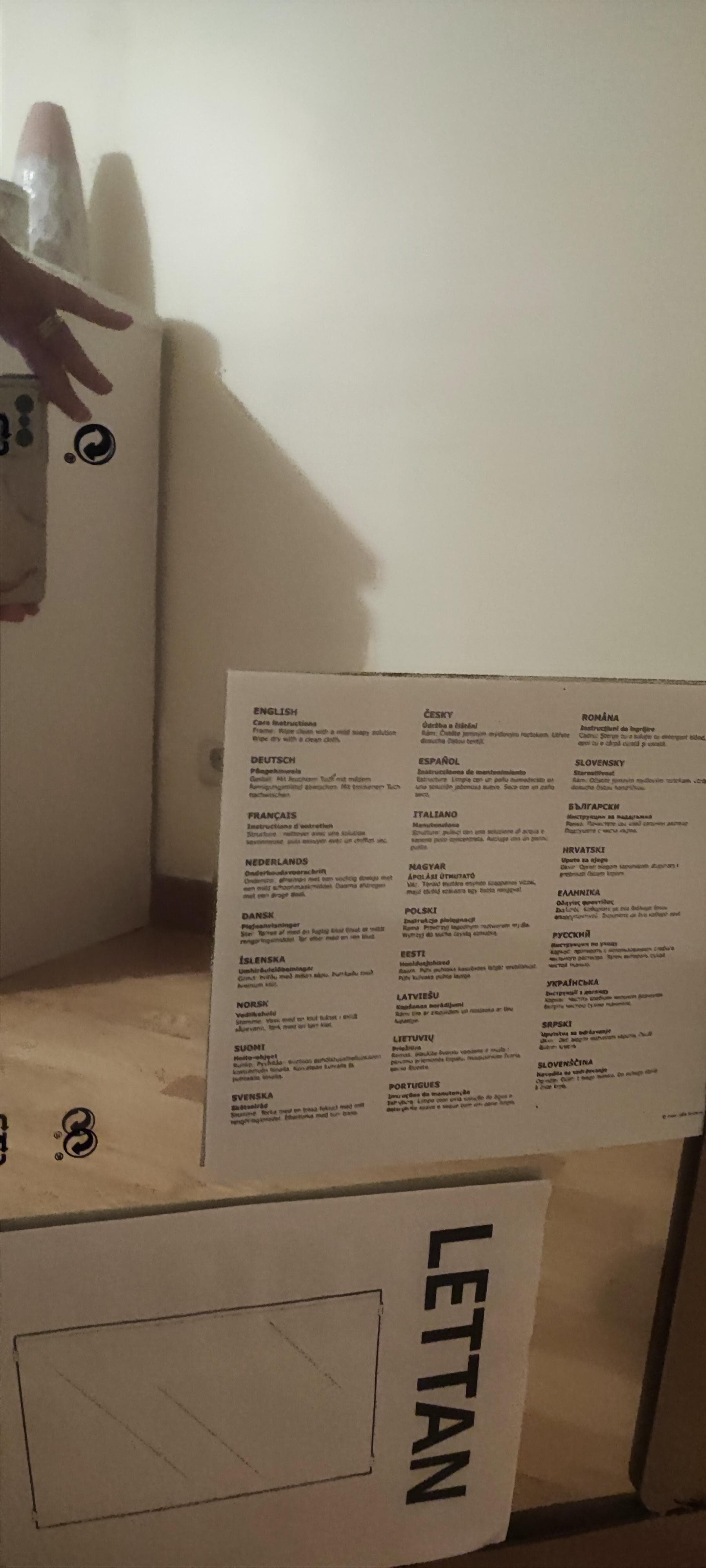 LETTAN mirror, 60x95 cm