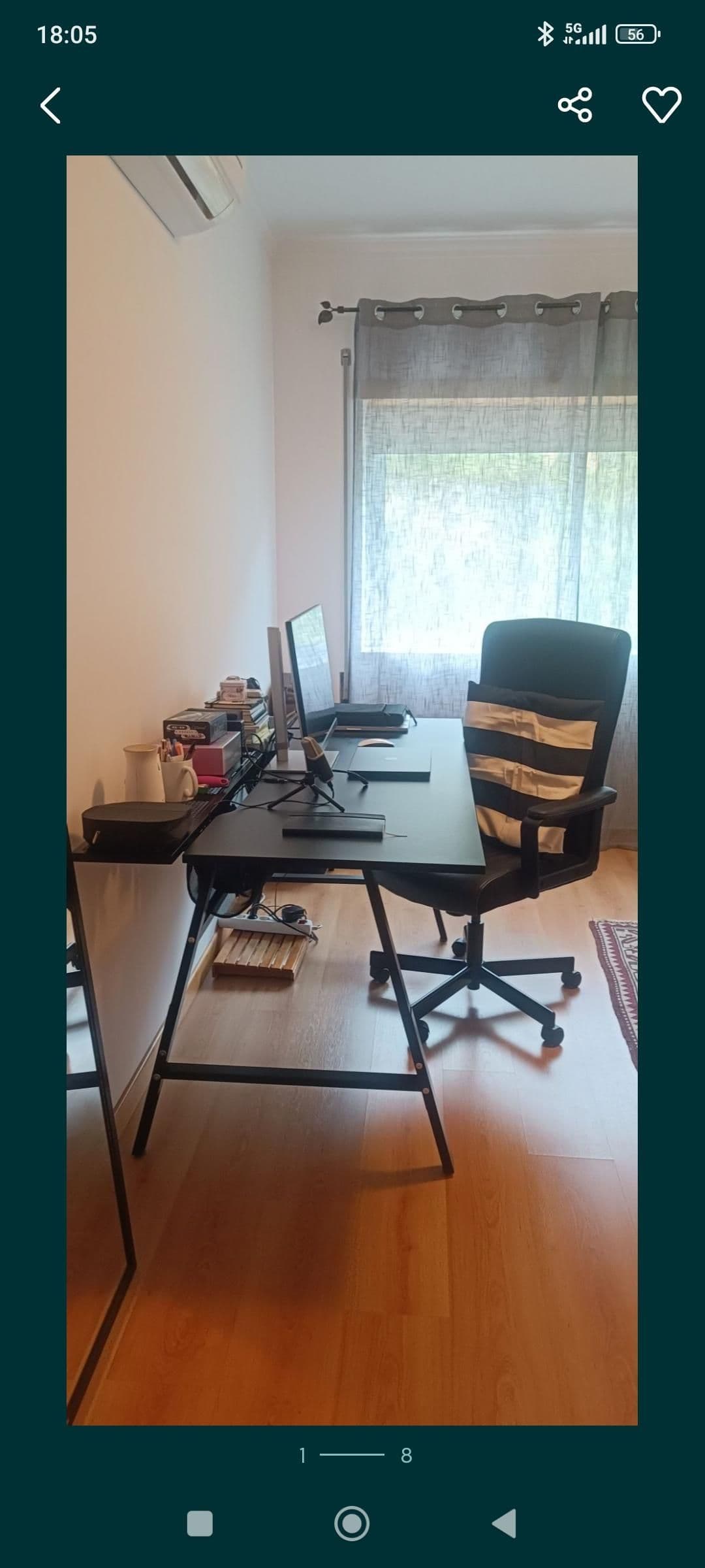 UTESPELARE secretária p/gaming, preto, 160x80 cm