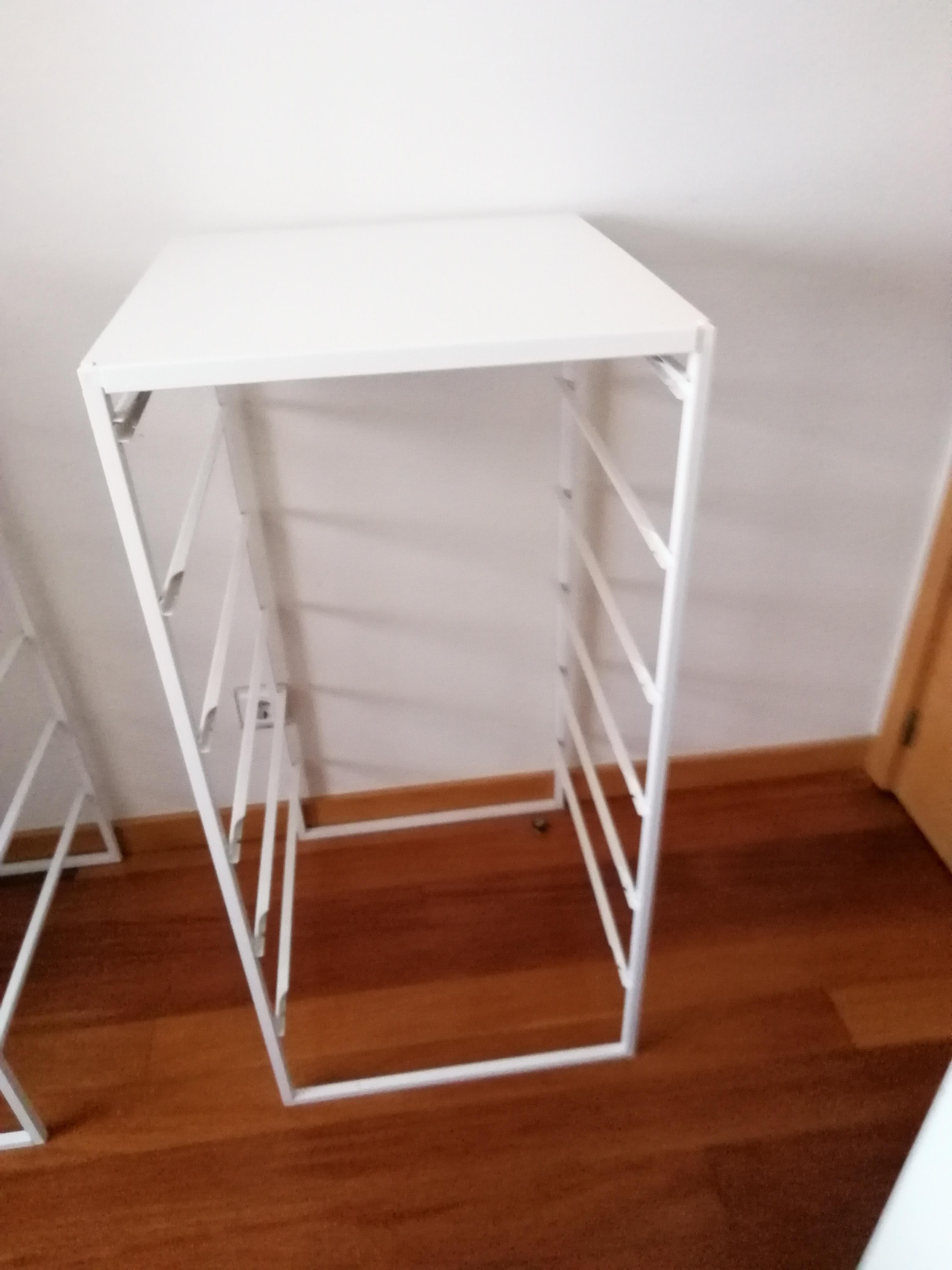 JONAXEL frame, white, 50x51x104 cm