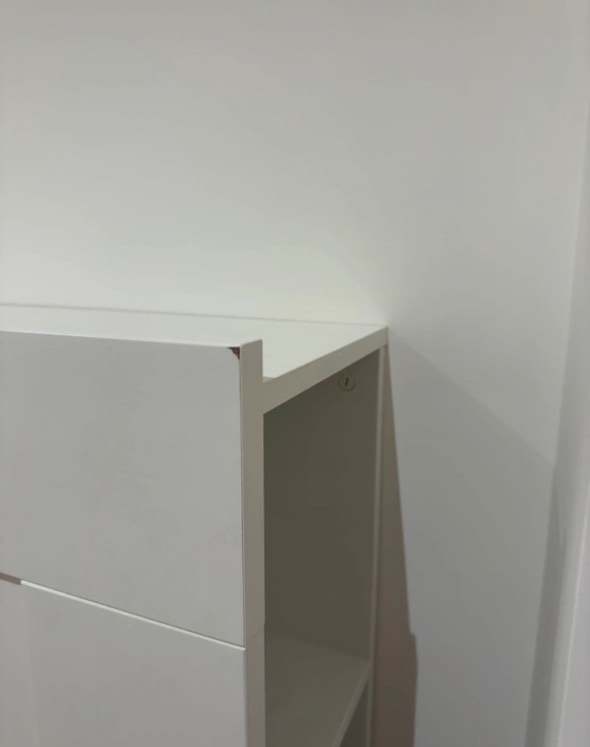 BRIMNES Headboard with storage compartment, white, 140 cm