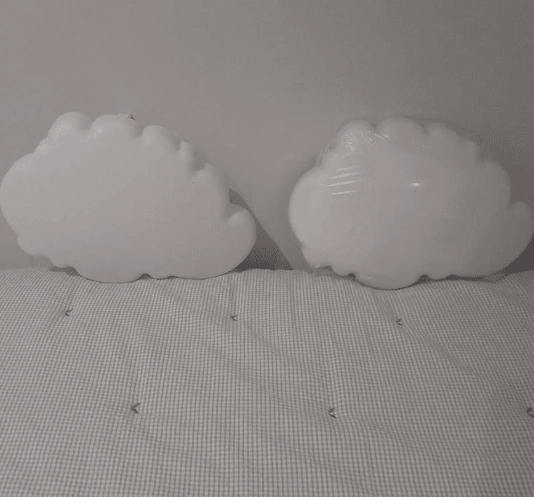 UPPLYST LED wall lamp, cloud white, Luminous flux: 110 lm