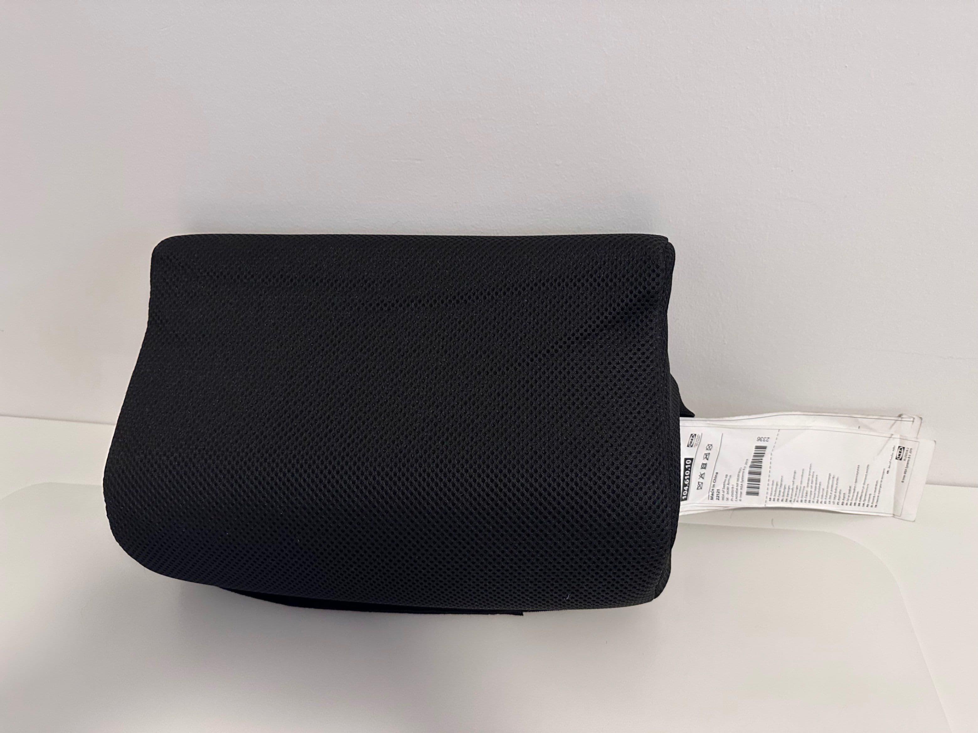 BORTBERG lumbar cushion, black, 31x23 cm