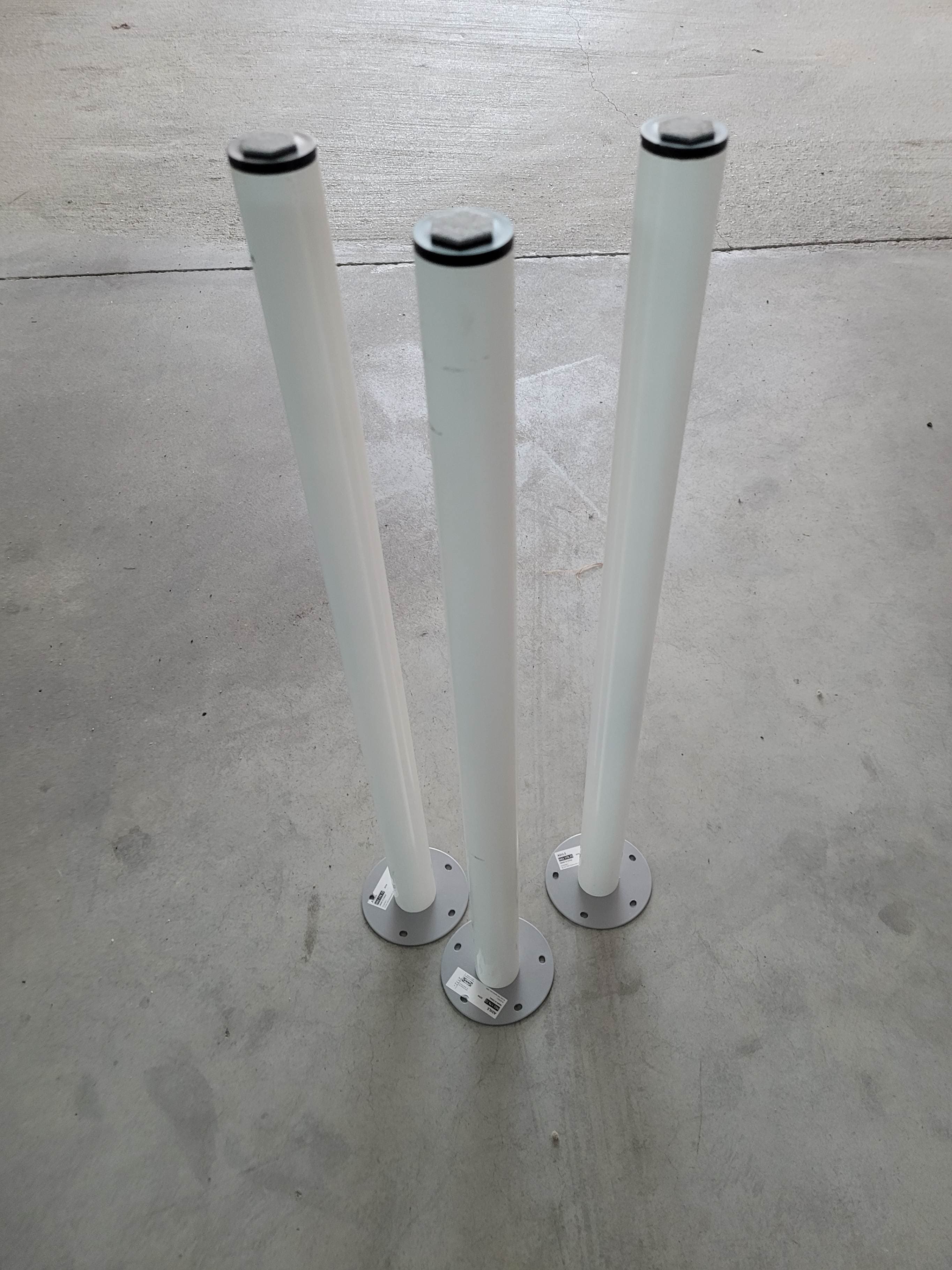ADILS Leg, white, Height: 70 cm
