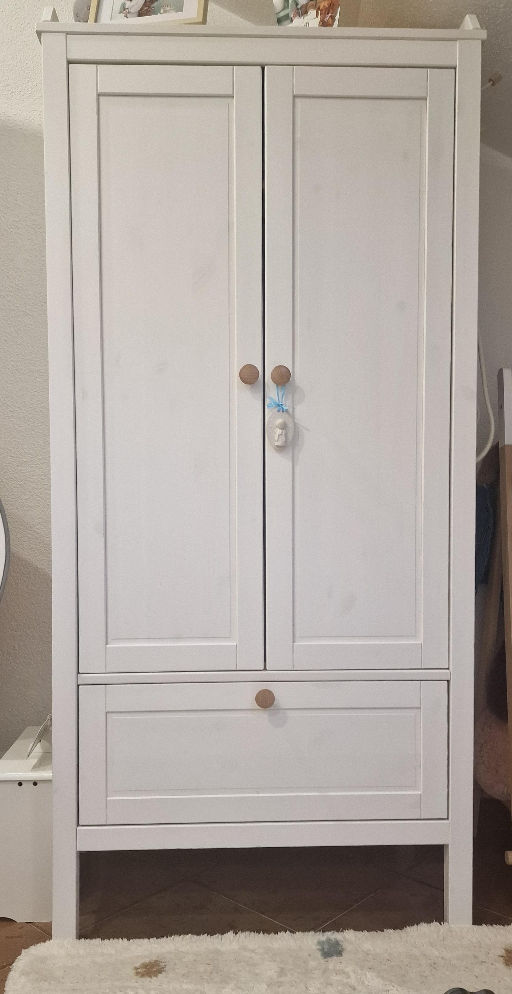 SUNDVIK Wardrobe, white, 80x50x171 cm