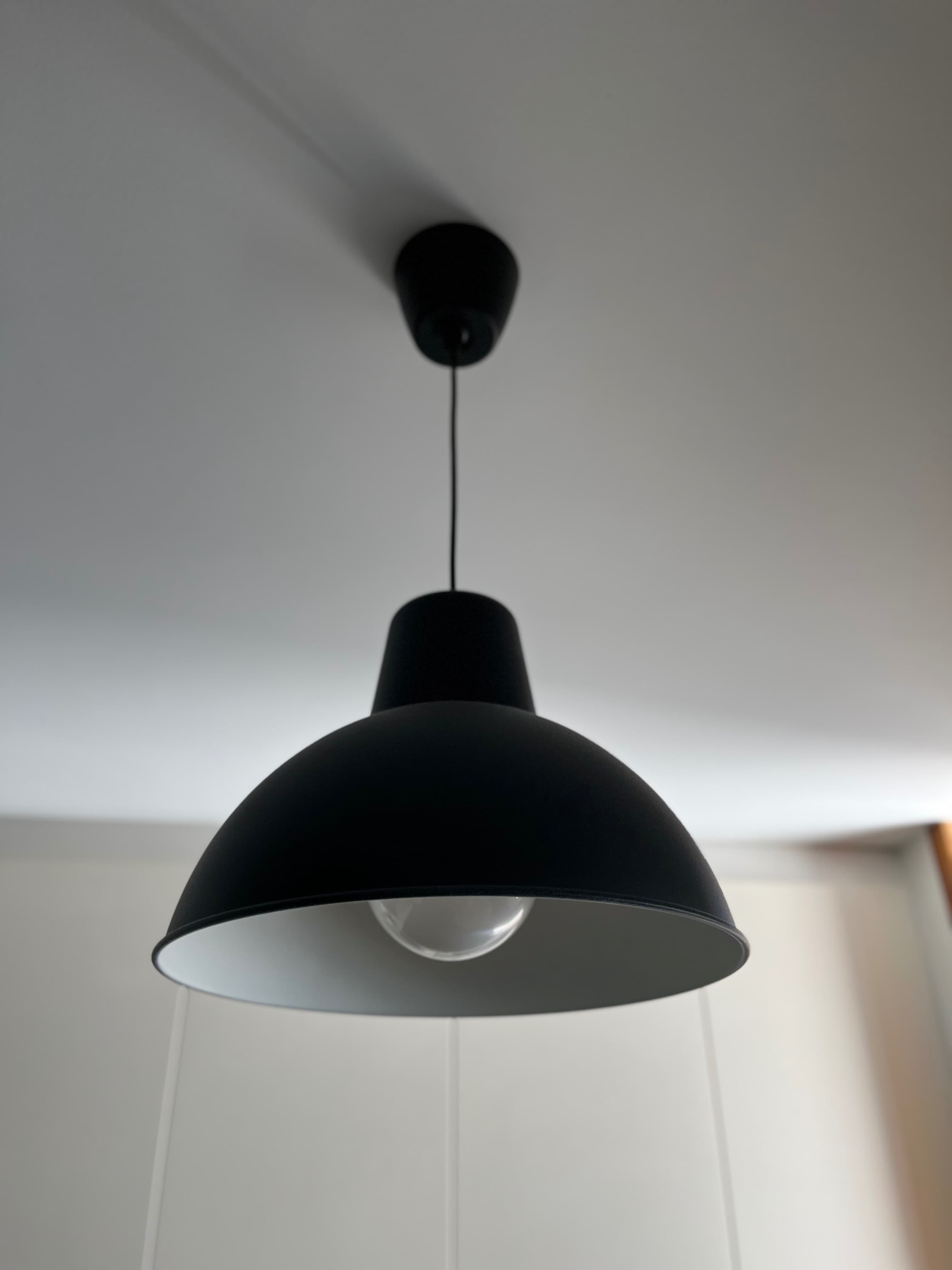 SKURUP Pendant lamp, black, 38 cm