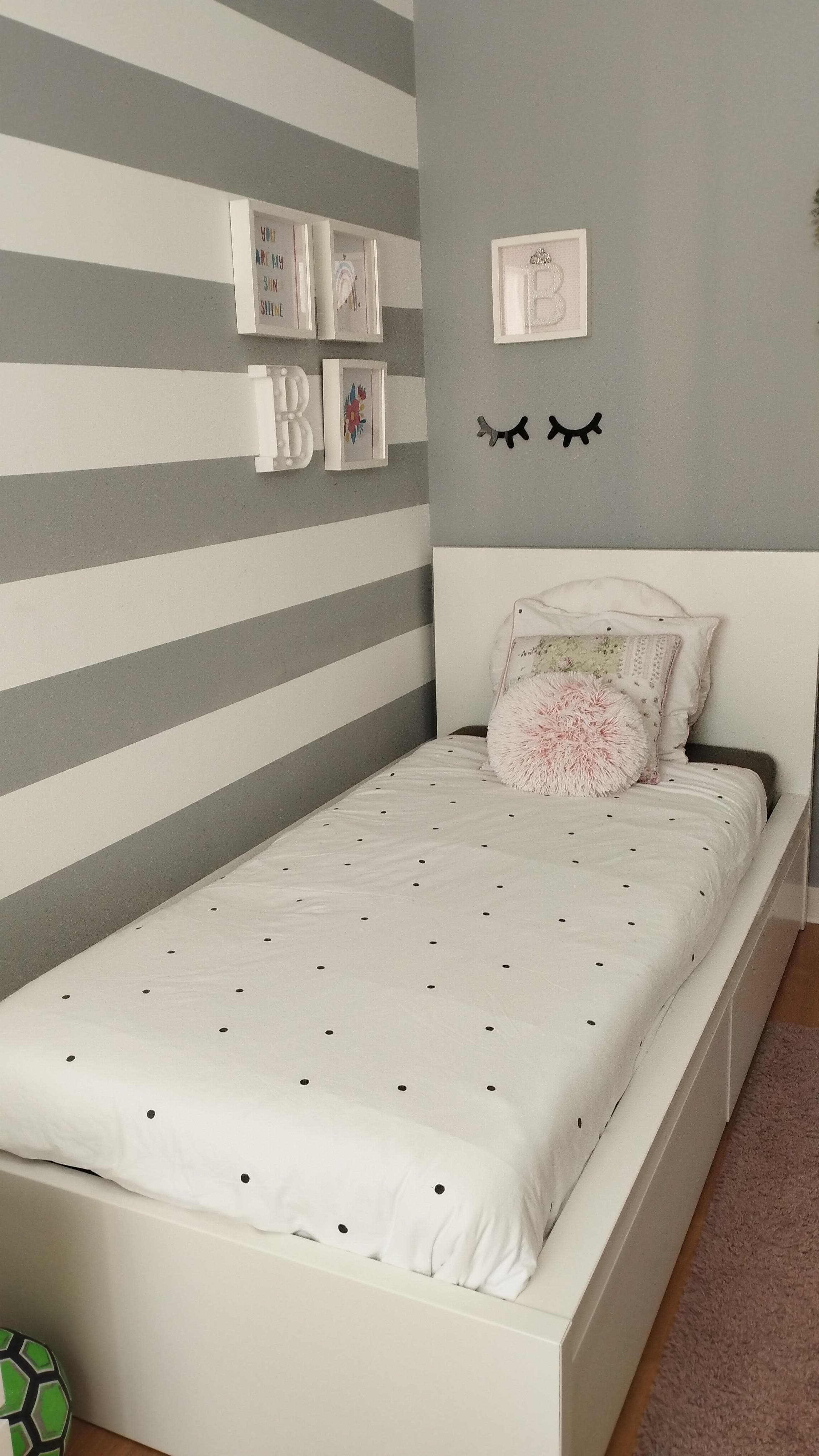 MALM bed frame, high, w 2 storage boxes, white/Luröy, 90x200 cm
