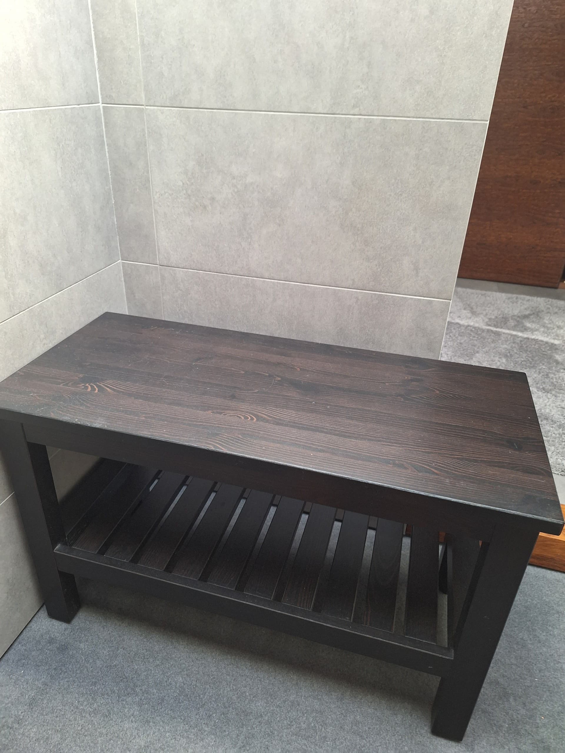 HEMNES Banco, branco, 83 cm