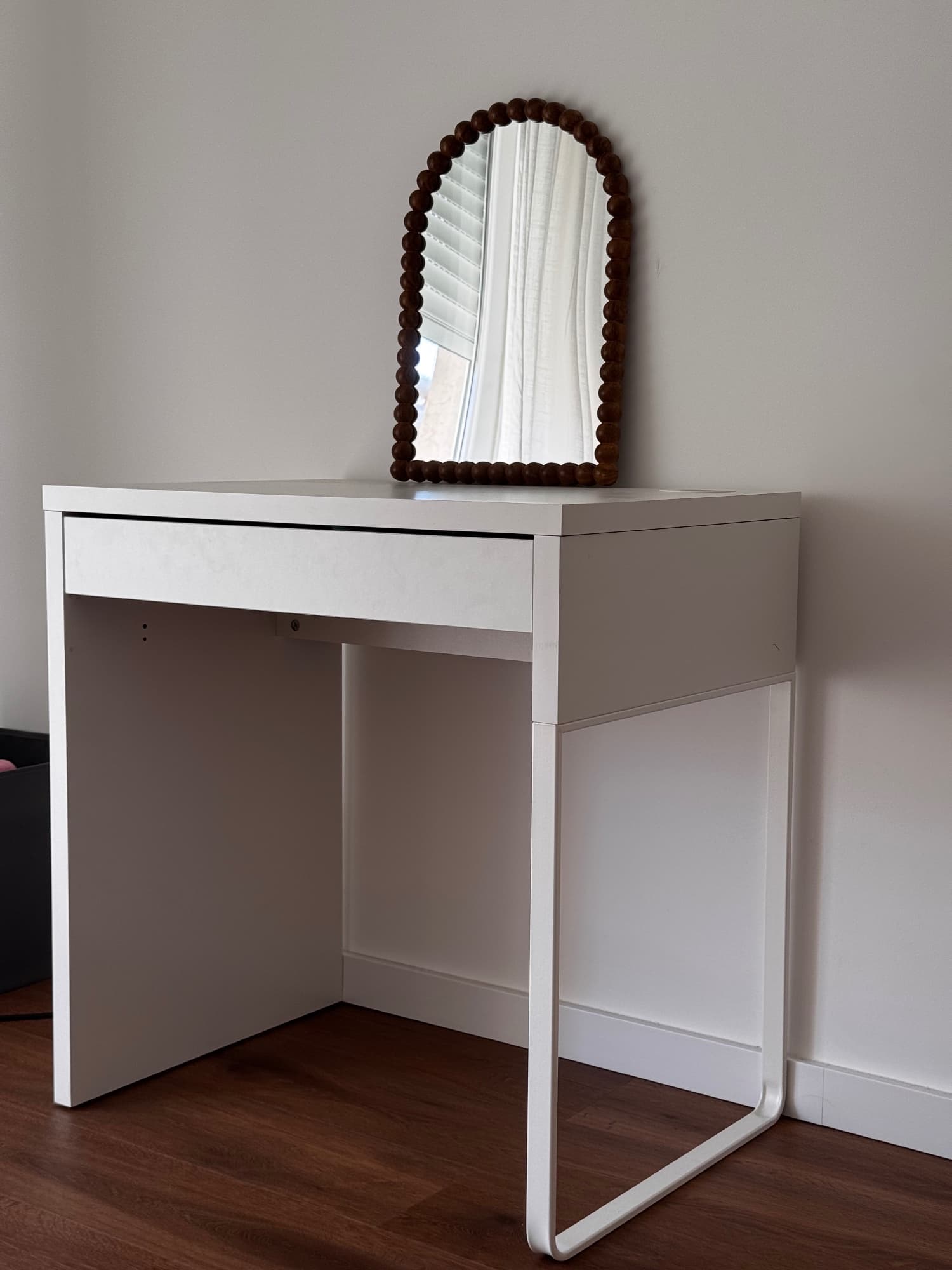 MICKE Desk, white, 73x50 cm