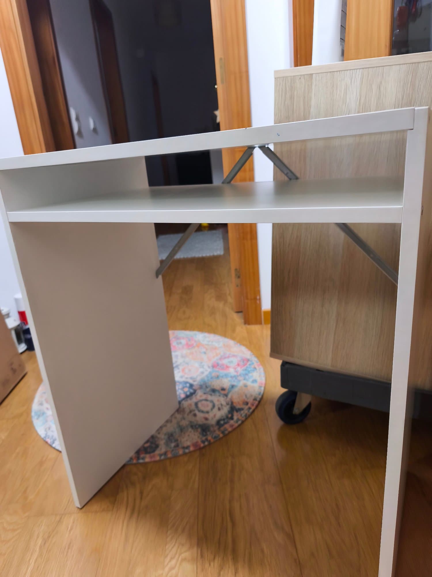 TORALD desk, white, 65x40 cm
