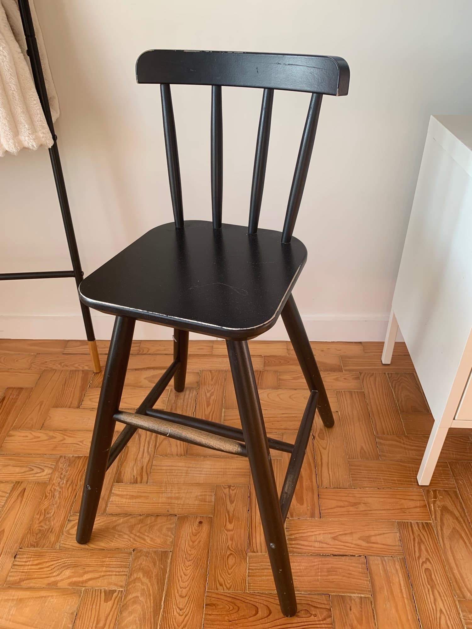 AGAM Junior chair, black, Width: 41 cm
