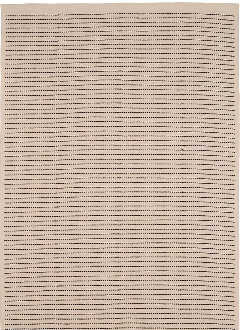 STARREKLINTE rug, flatwoven, natural/black, 120x180 cm