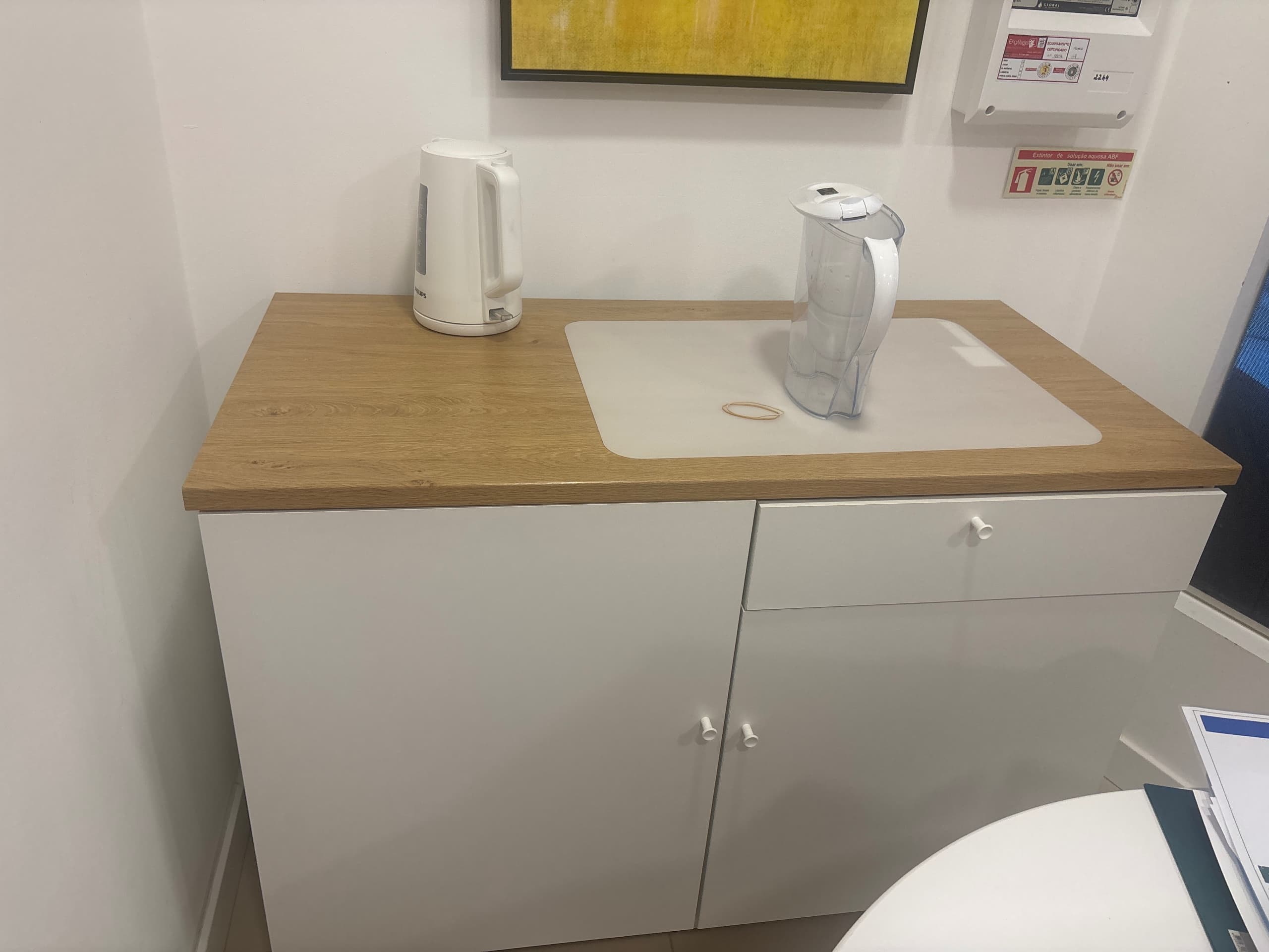 KNOXHULT Base cabinet with doors and drawer, white, Worktop length: 122.0 cm