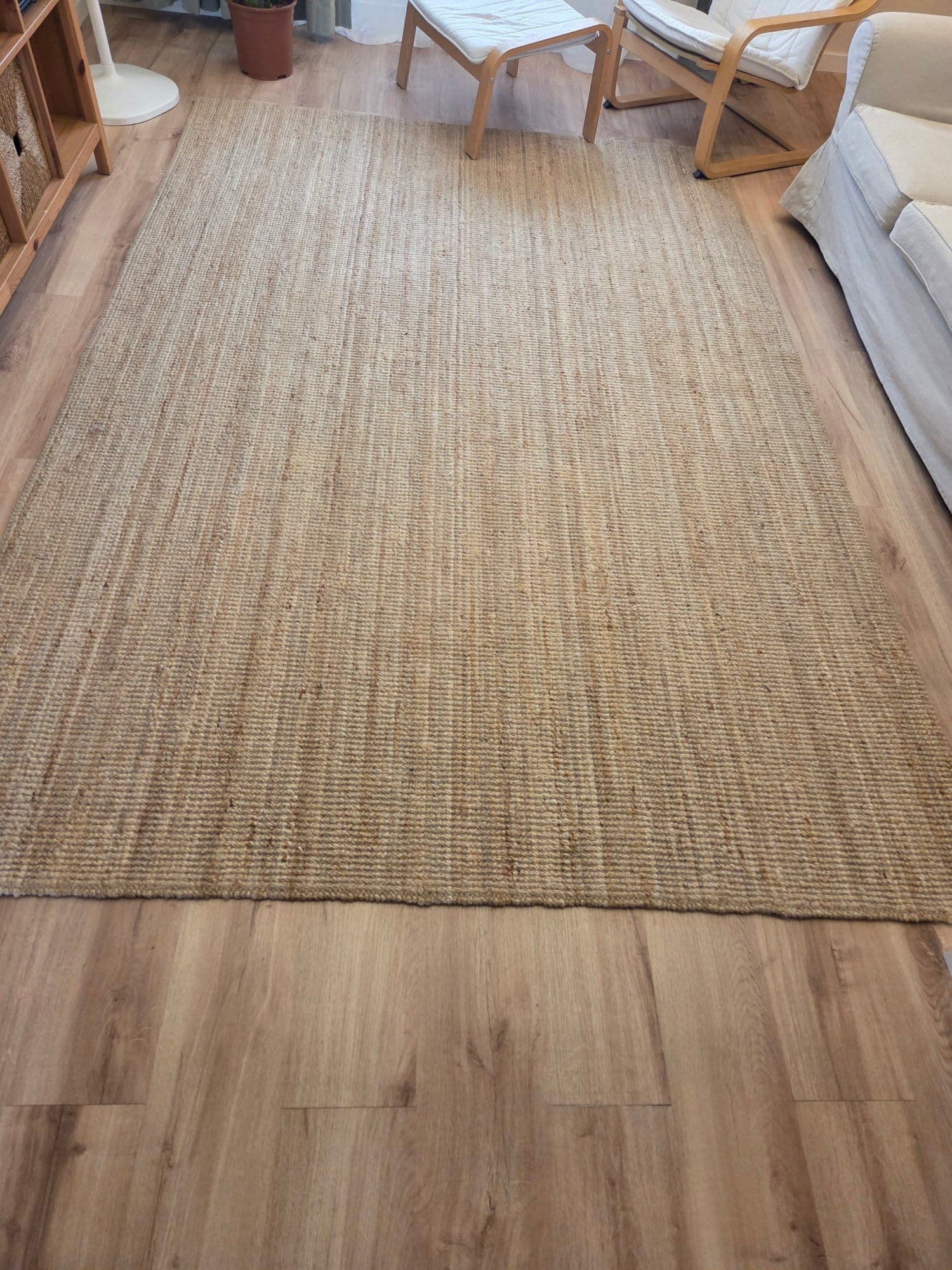 LOHALS rug, flatwoven, natural, 200x300 cm