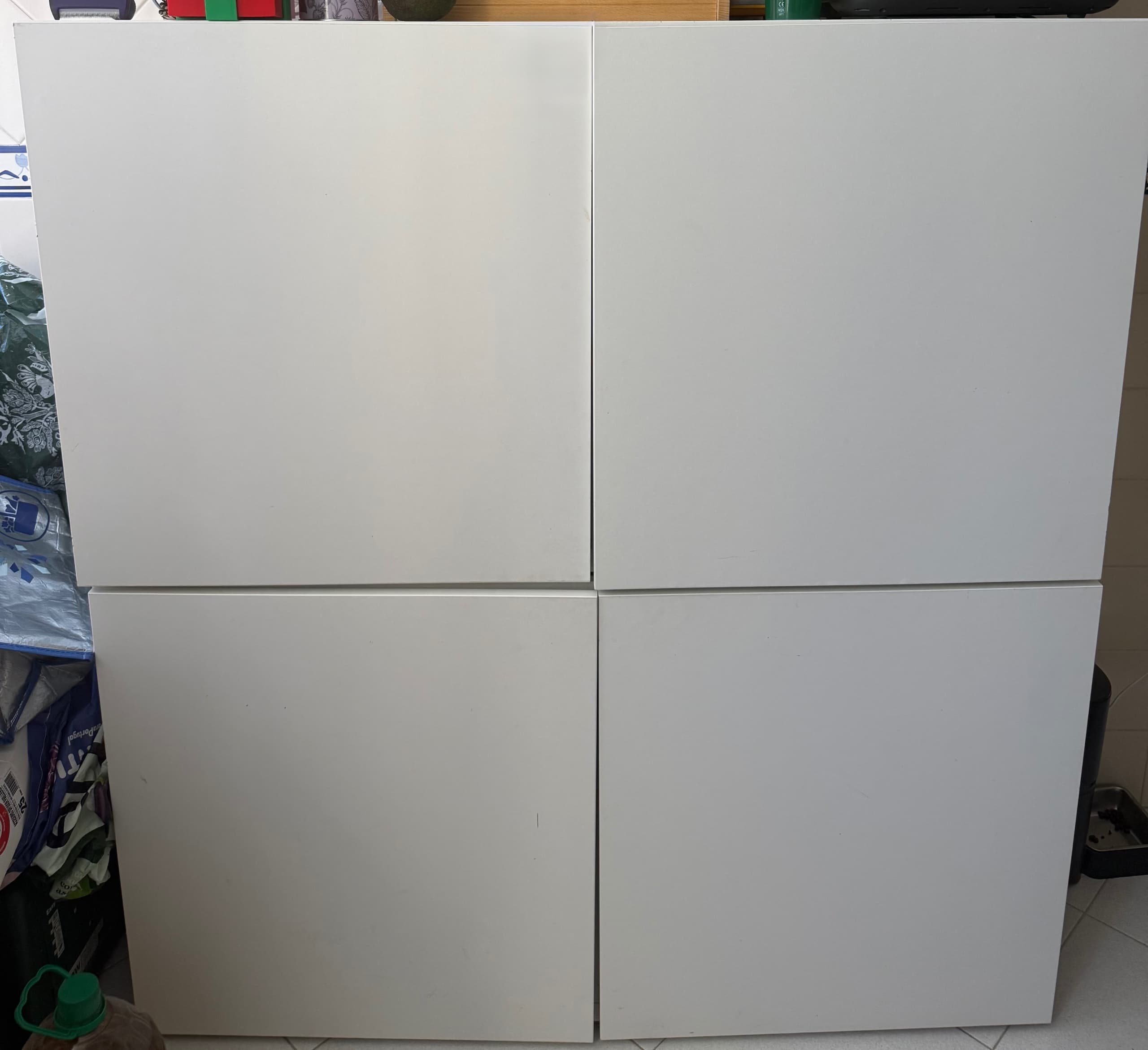 CONJUNTO 4 BESTA Estrutura, branco, 120x40x64 cm
