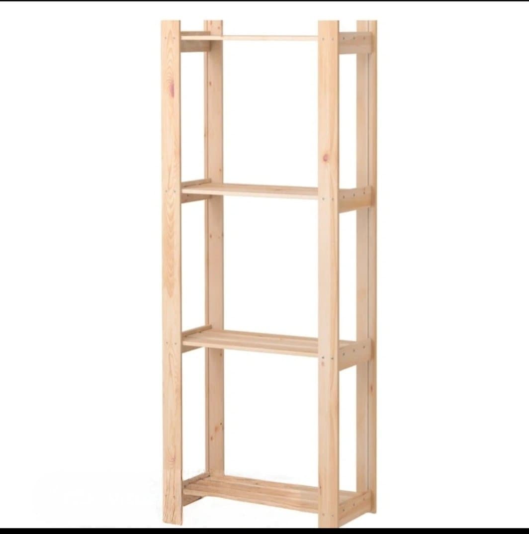 ALBERT Shelving unit, softwood, Width: 64 cm