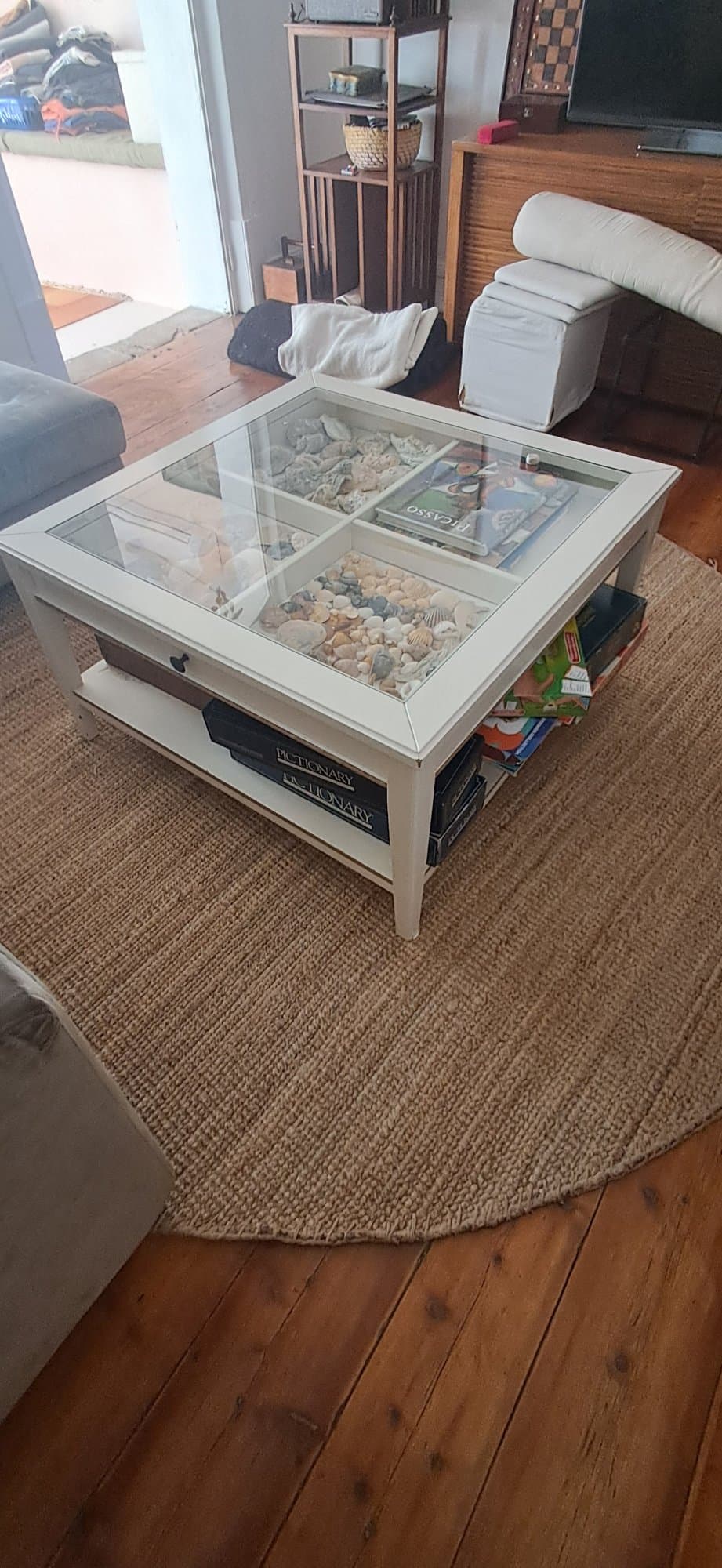 IDANÄS coffee table, white, 80x80 cm