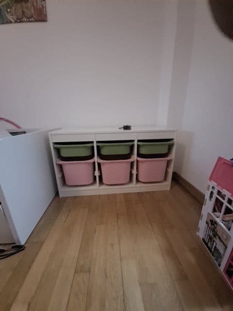 TROFAST storage combination with boxes, white/white, 99x44x56 cm