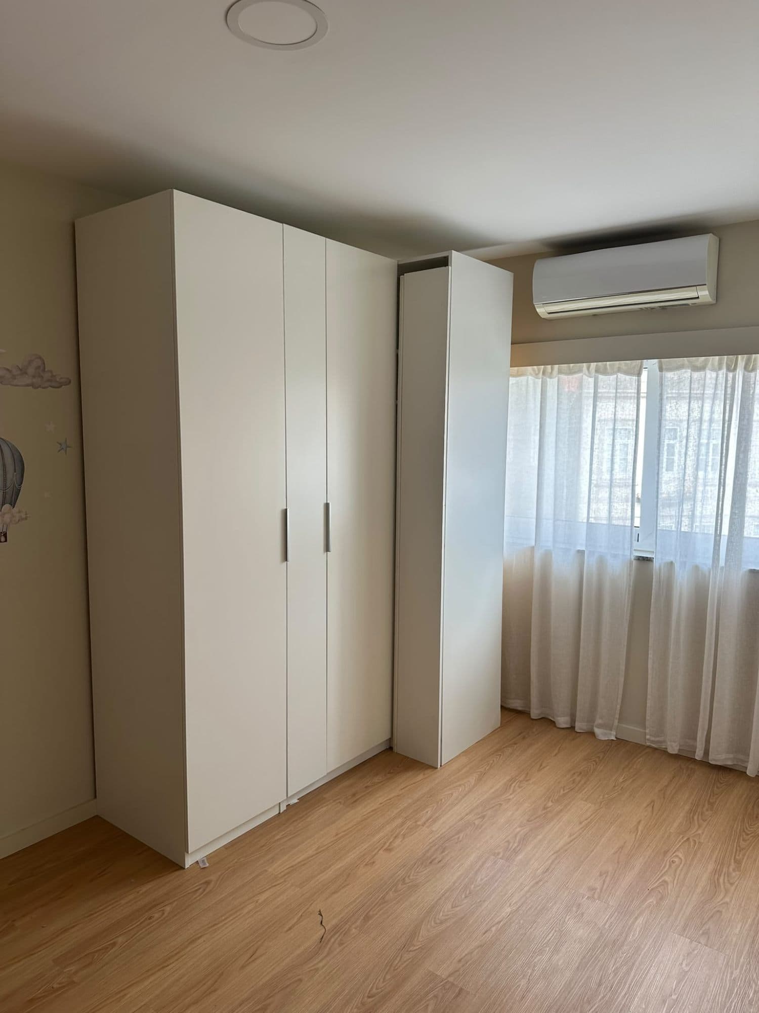 PAX / FORSAND wardrobe, white/white
