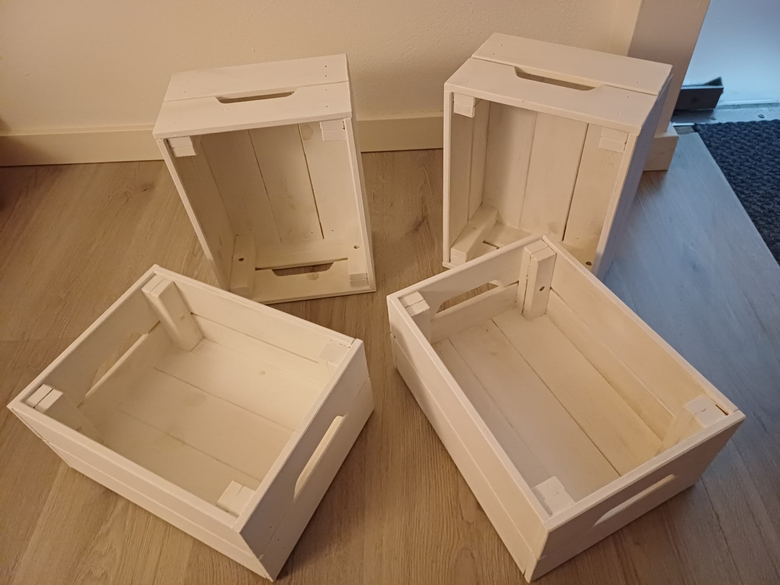 KNAGGLIG Box, pine, 23x31x15 cm
