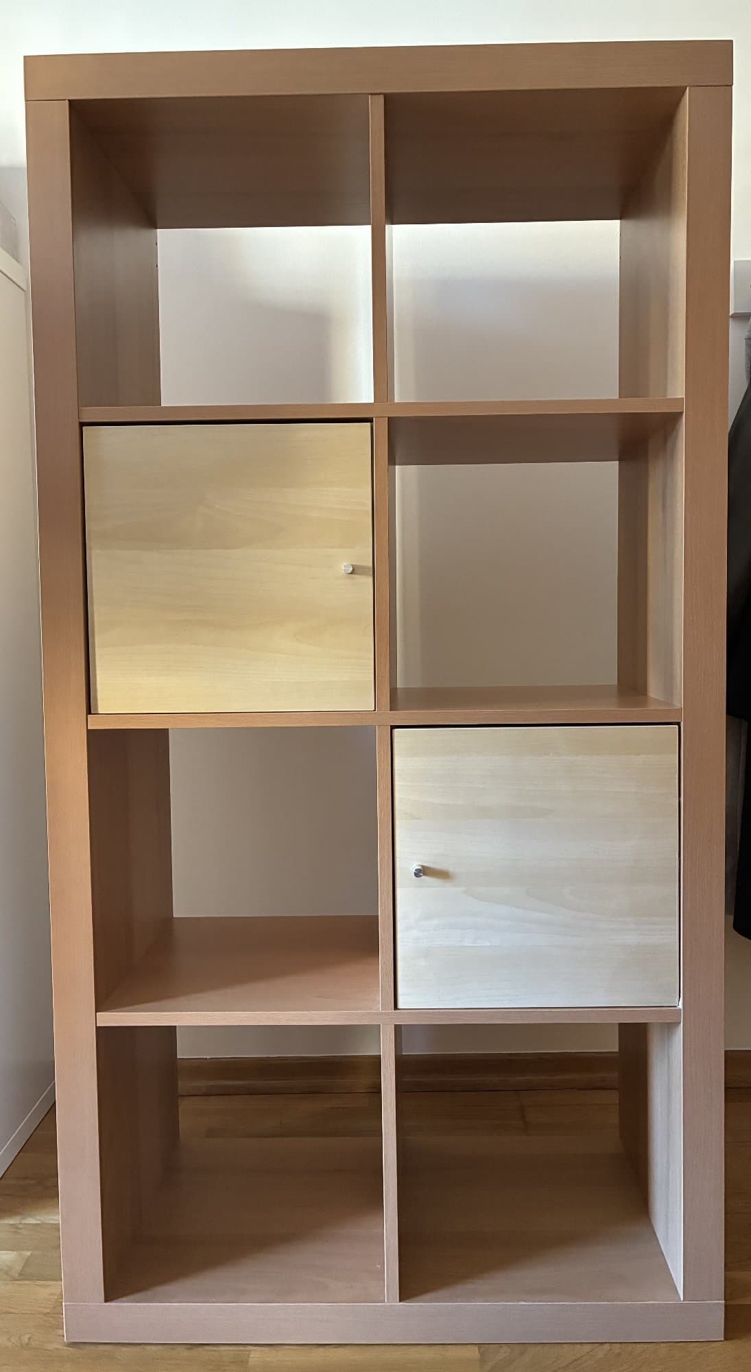 EXPEDIT /KALLAX shelving unit, birch effect