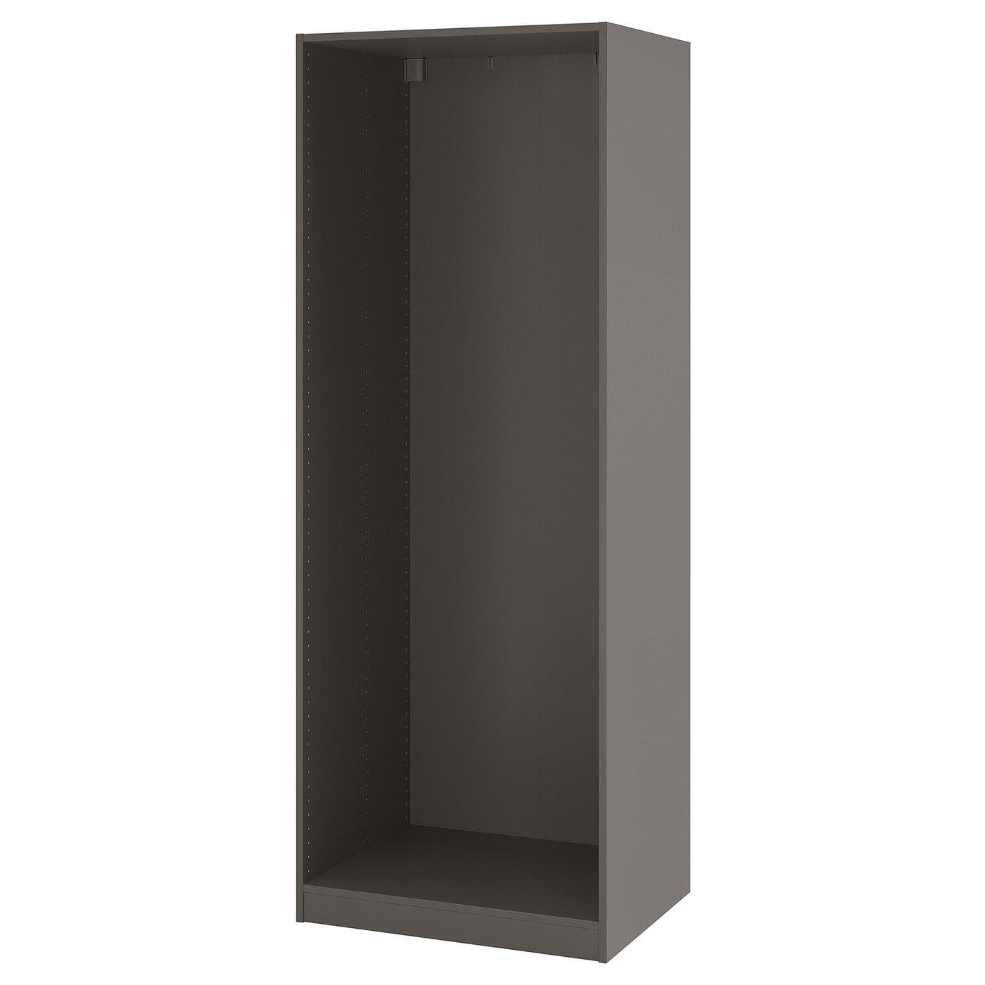 PAX.2VAR.1PRATELEIRA wardrobe frame, dark grey, 75x58x201 cm