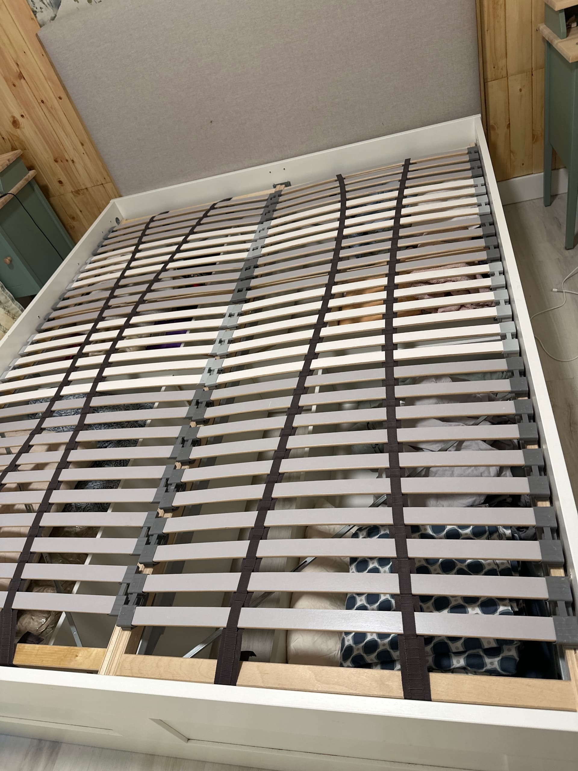 LÖNSET slatted bed base, 160x200 cm