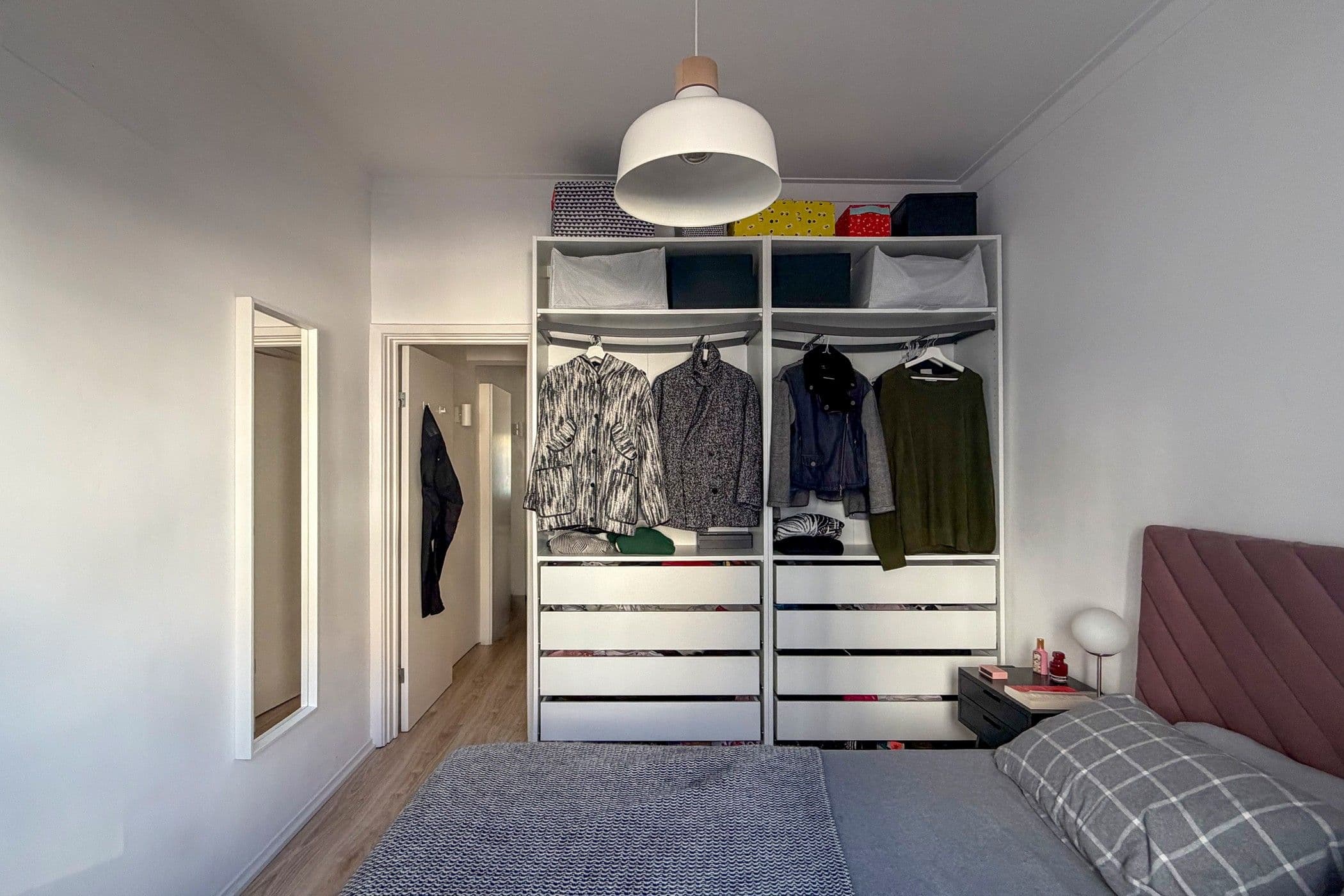 PAX wardrobes without doors