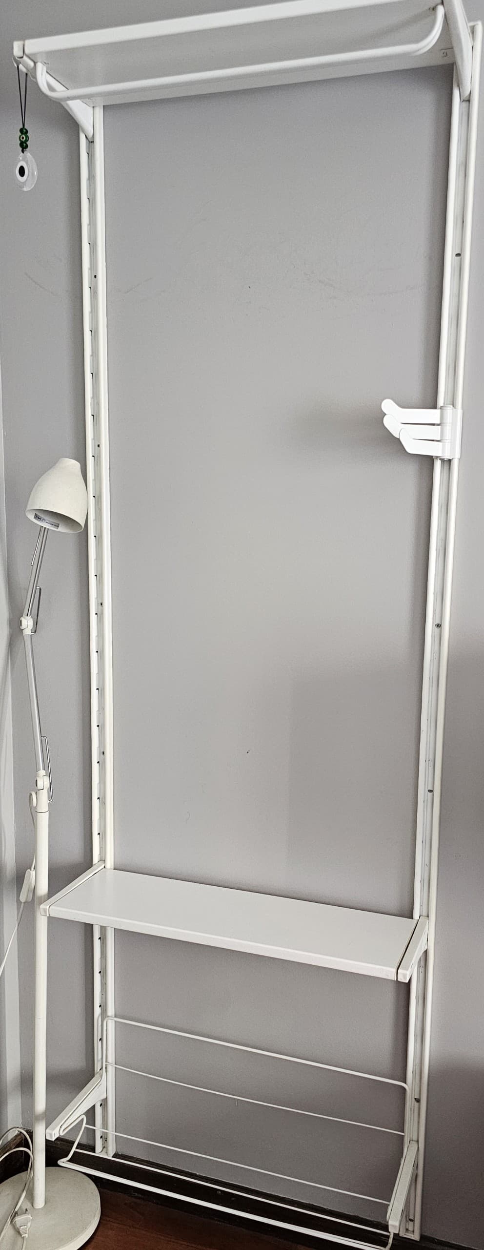 BOAXEL wardrobe combination, white, 62x40x201 cm