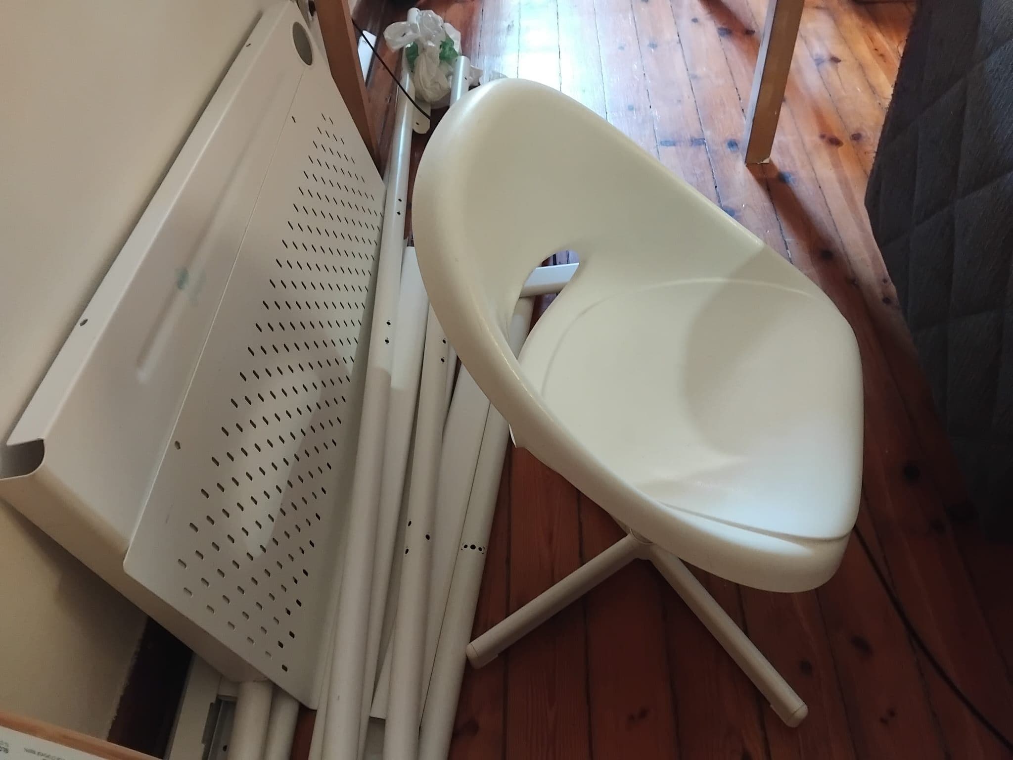 LOBERGET / SIBBEN children's desk chair, white