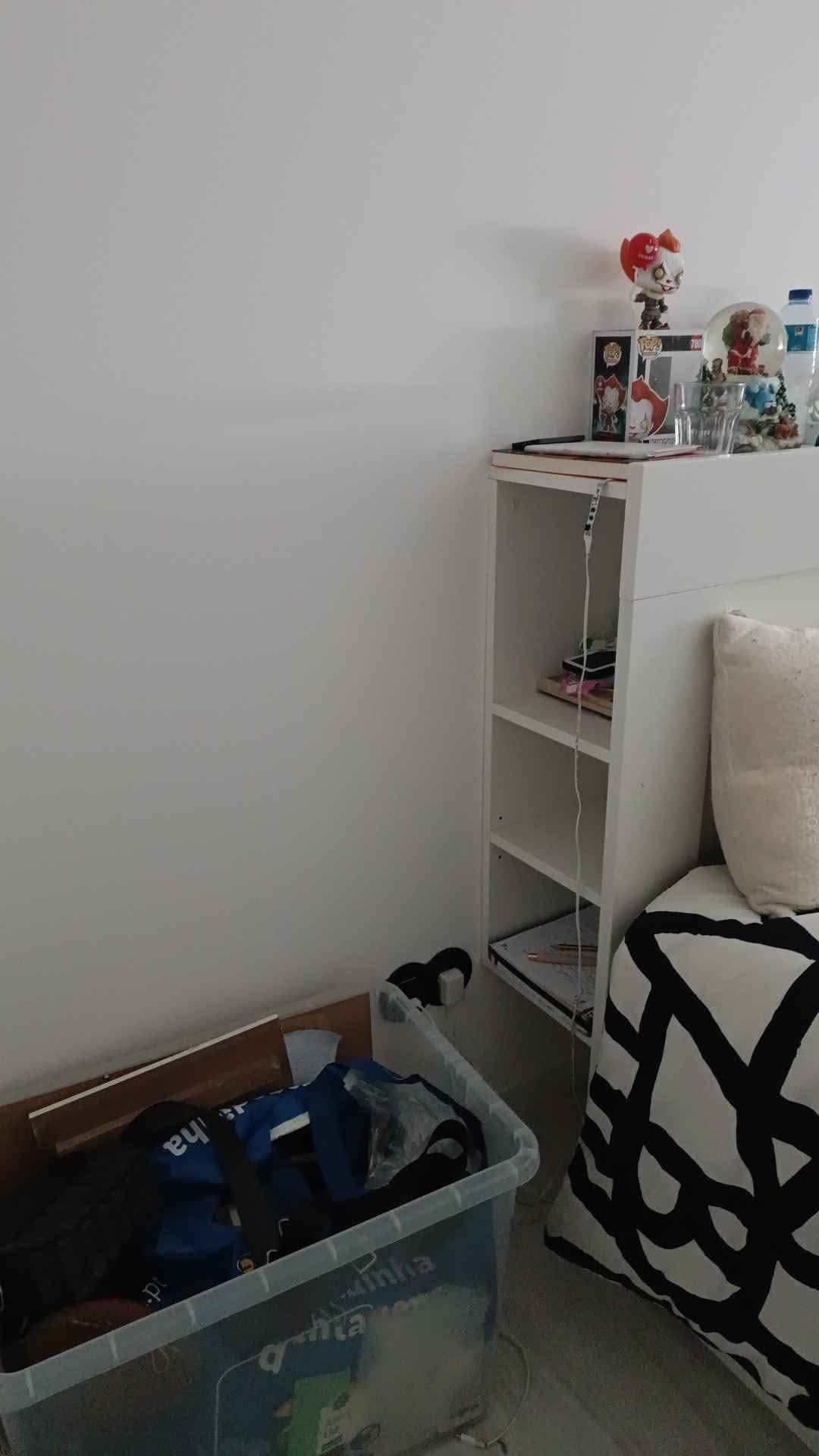 BRIMNES Headboard with storage compartment, white, 140 cm