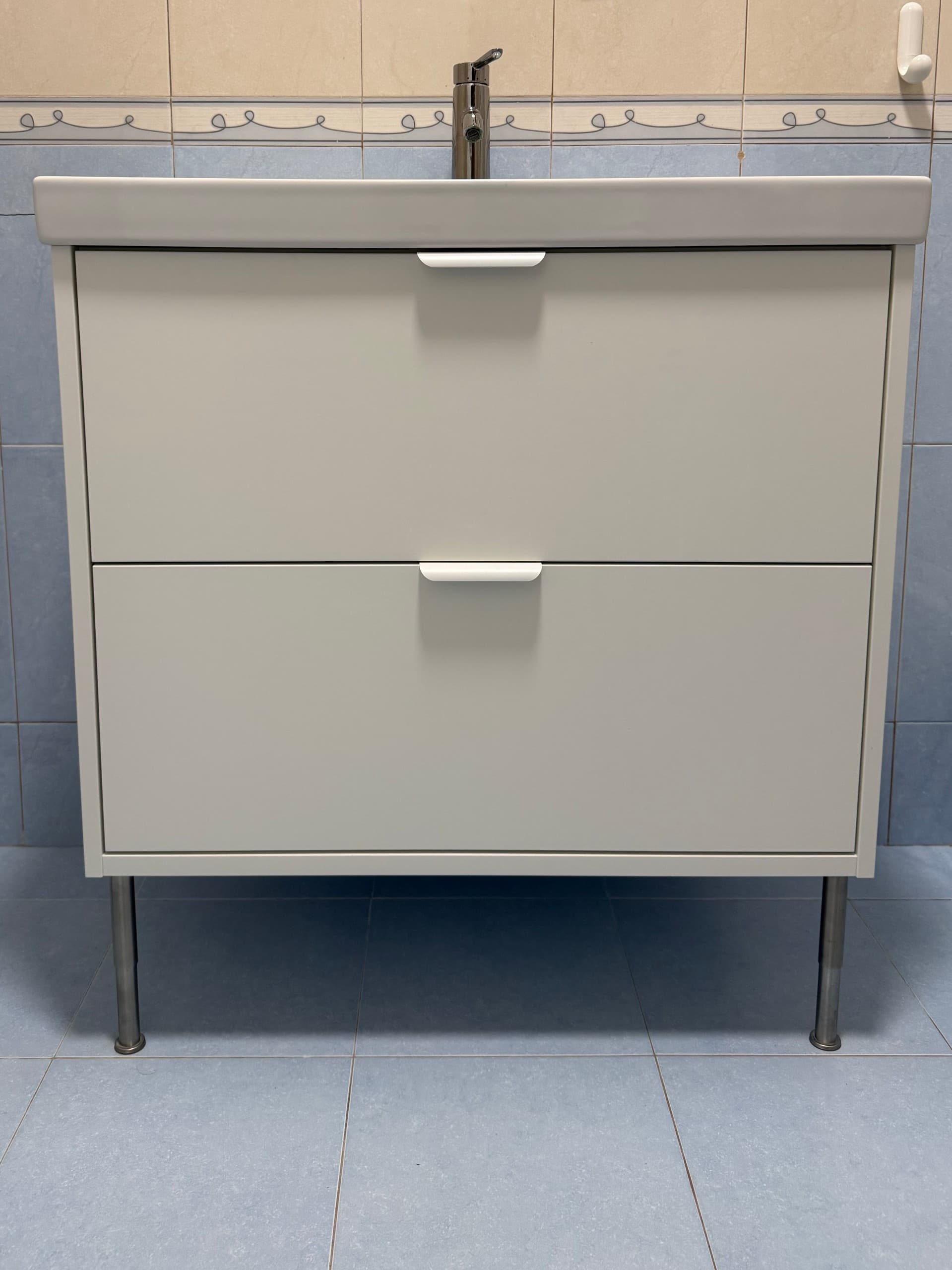 HAVBÄCK wash-stand with drawers, white, 80x48x63 cm