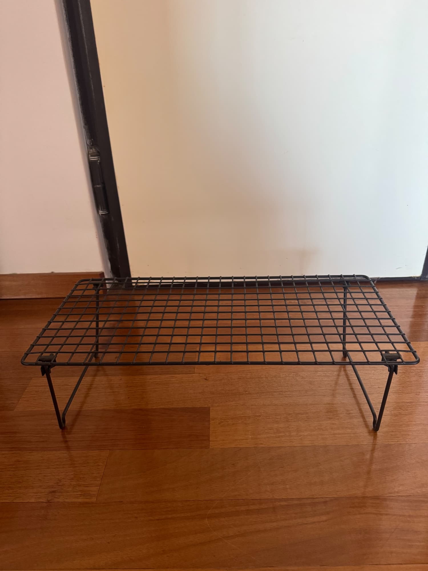 GREJIG shoe rack, grey, 58x27x17 cm