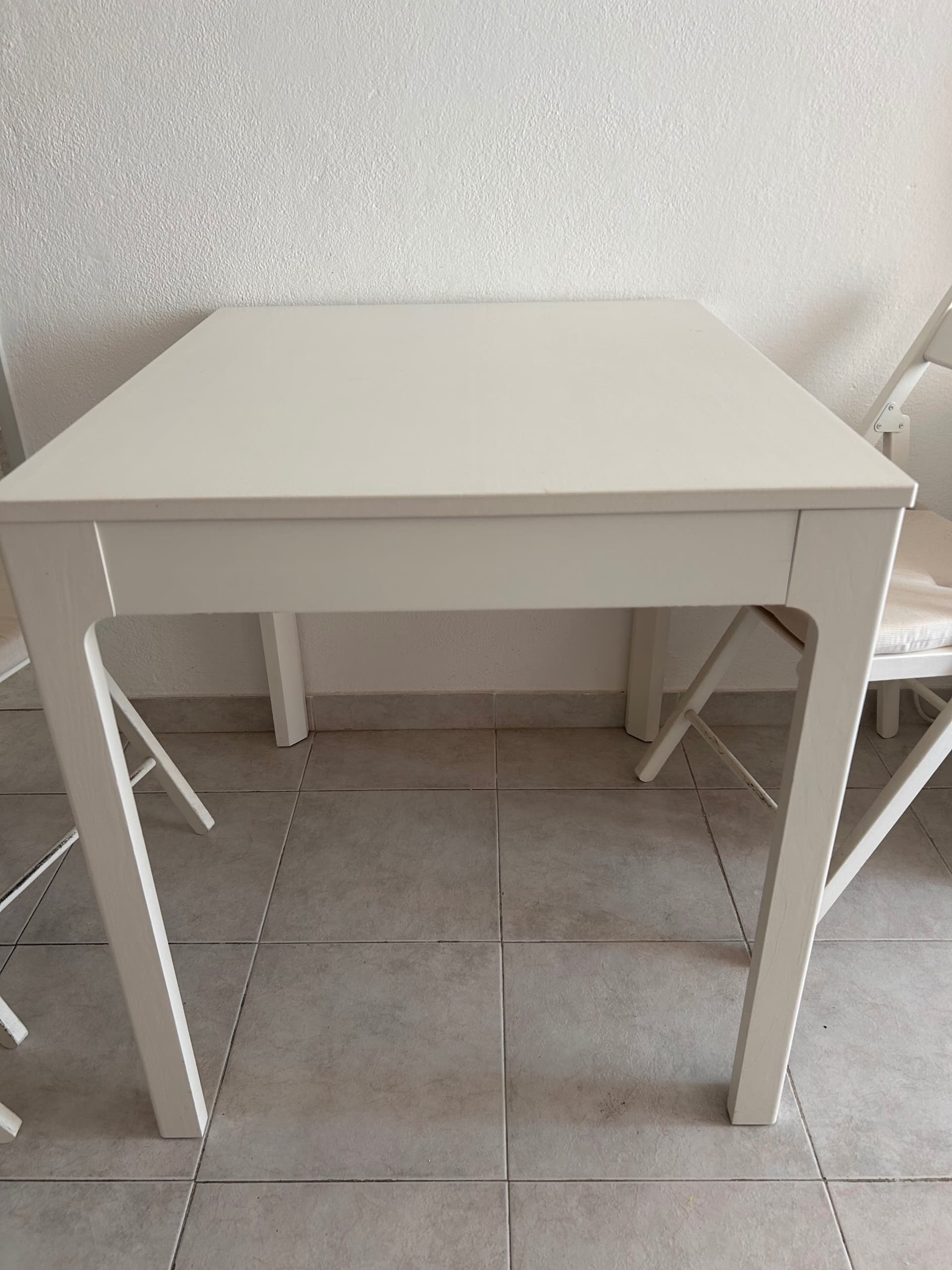 VIHALS mesa extensível, branco, 120/180x74 cm