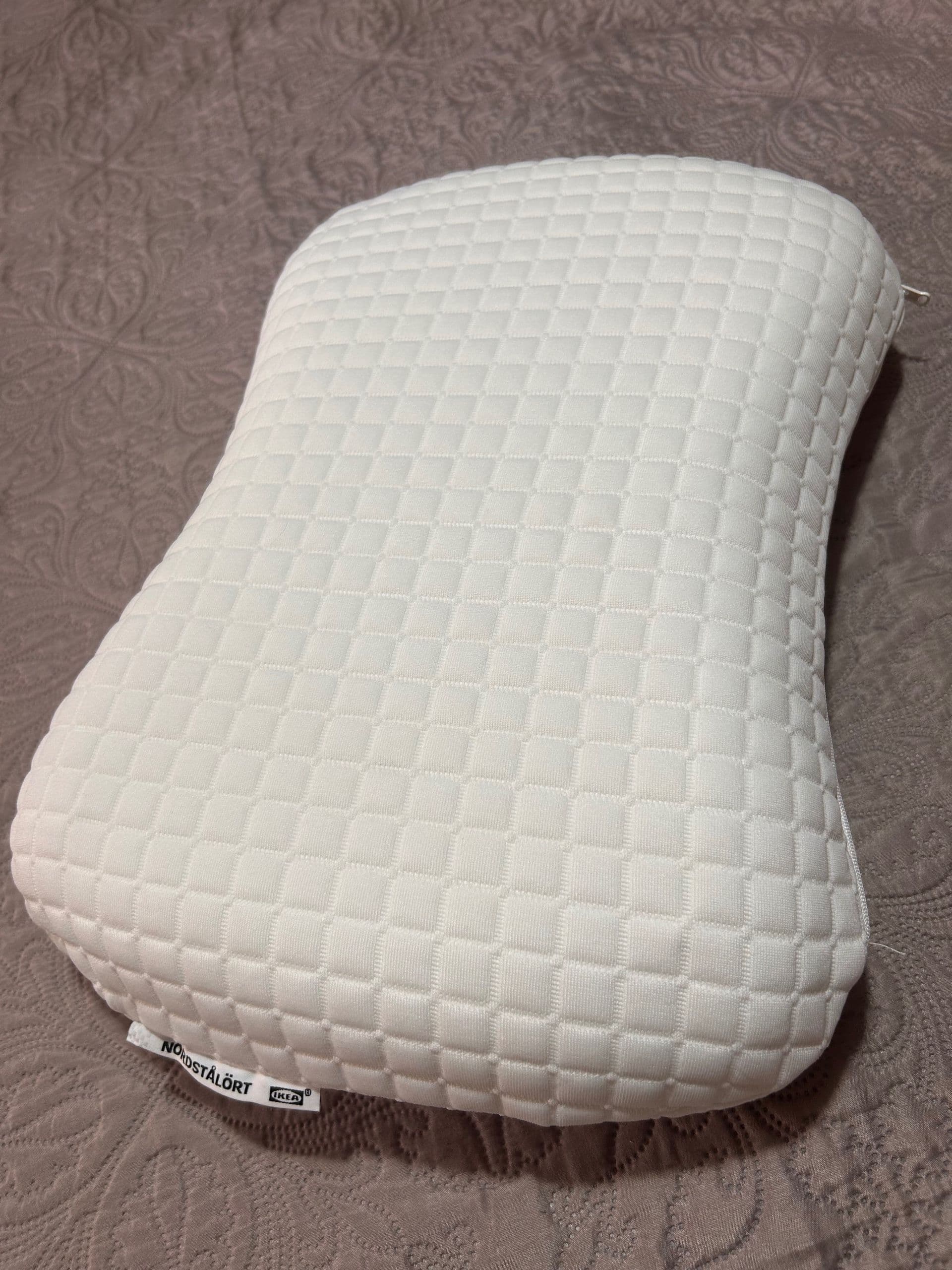 NORDSTÅLÖRT ergonomic pillow, side/back sleeper, 35x50 cm