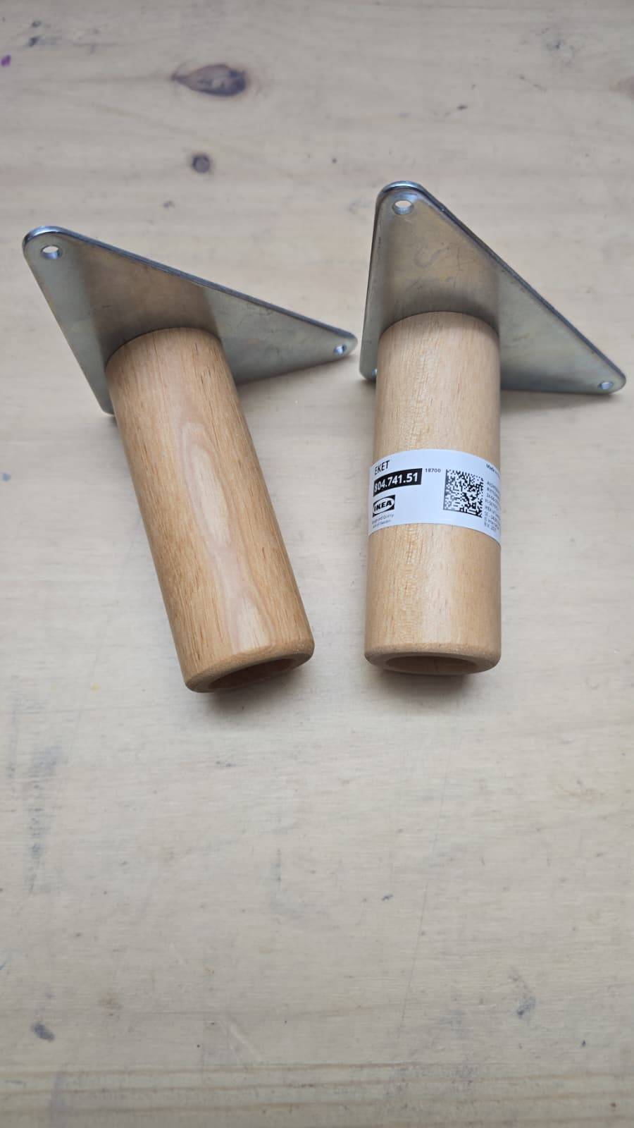 EKET leg, wood, 10 cm