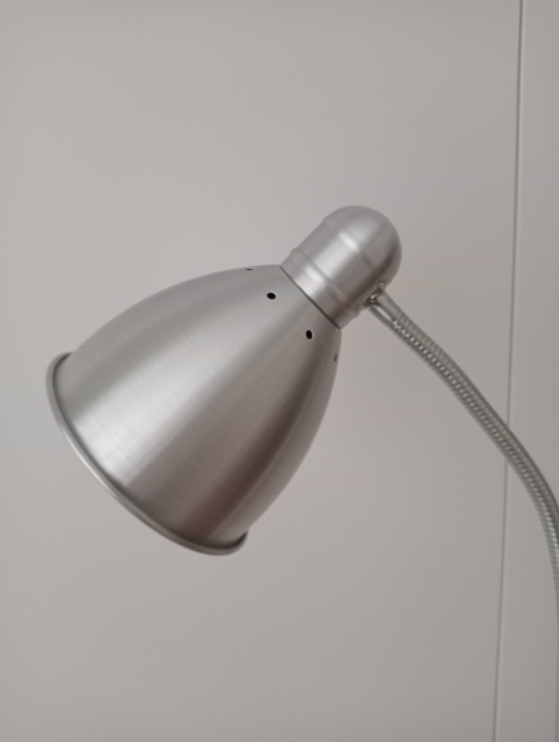 LERSTA Floor/reading lamp, aluminium, Max.: 20 W