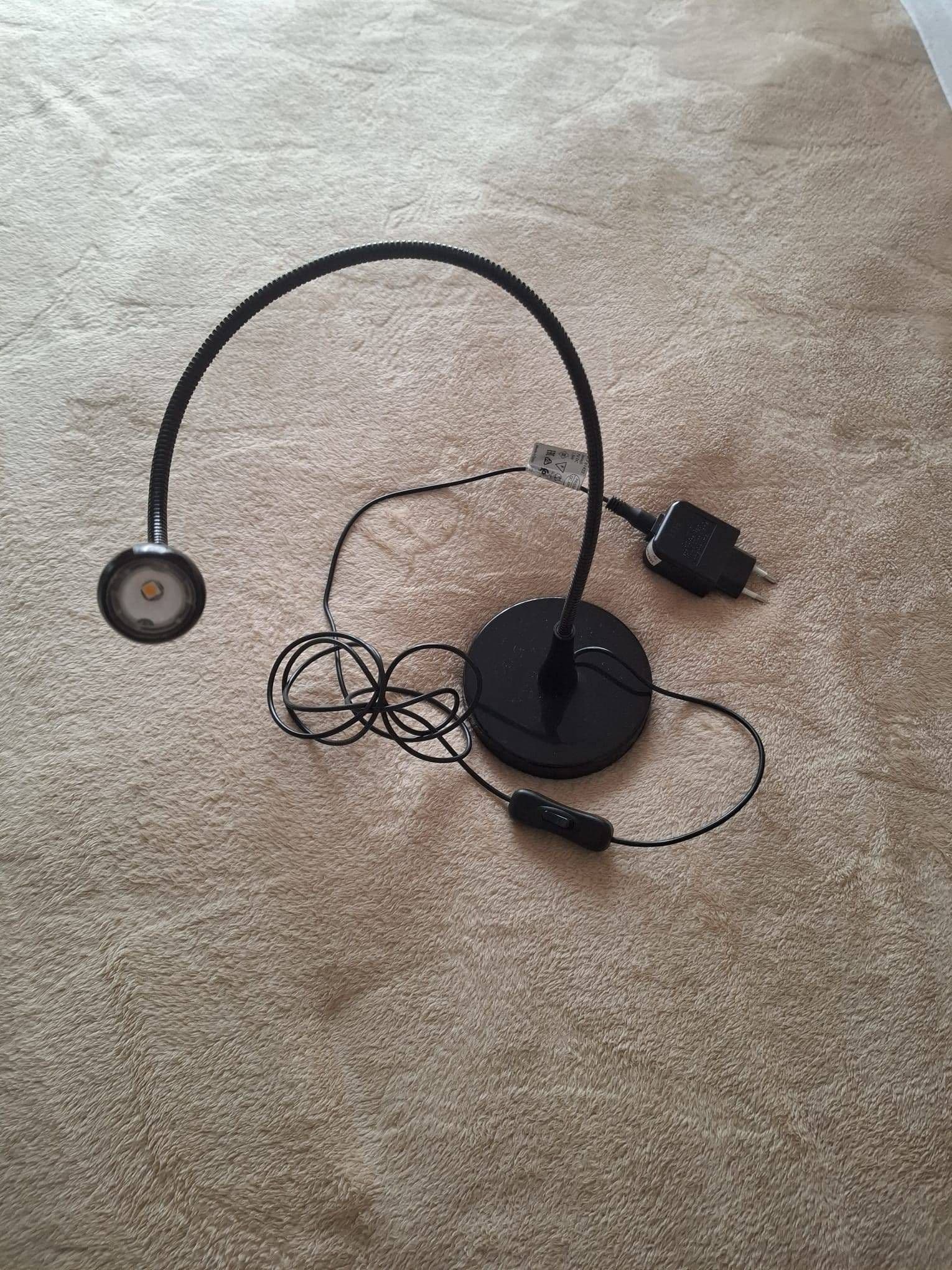 NÄVLINGE Candeeiro LED de secretária, preto