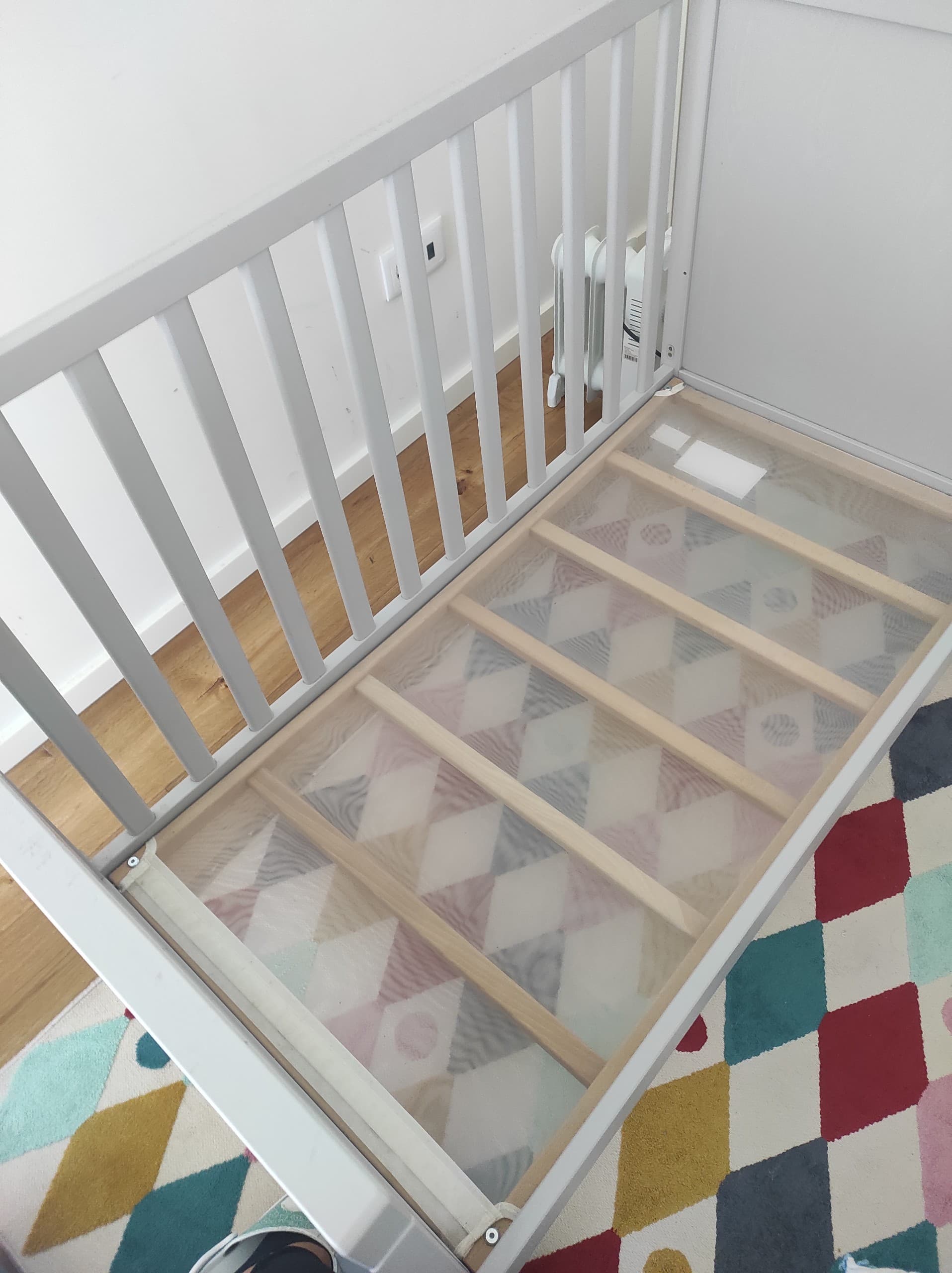 SUNDVIK Cot, white, 60x120 cm