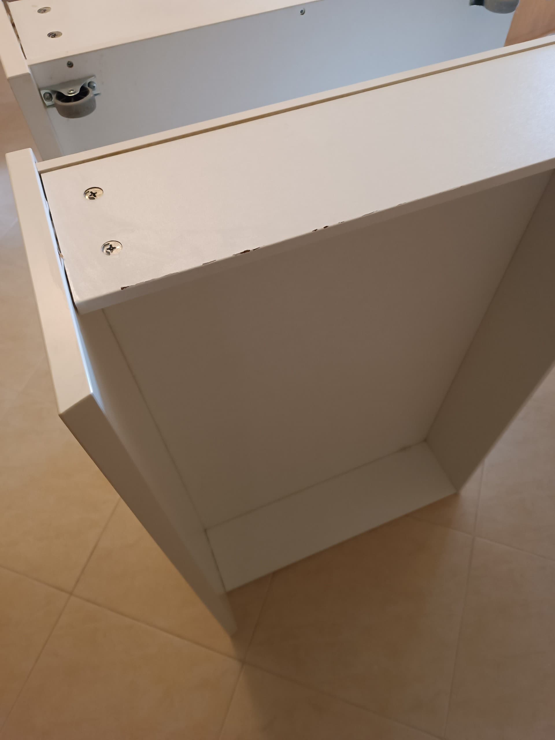 MALM Bed storage box for high bed frame, white, 200 cm