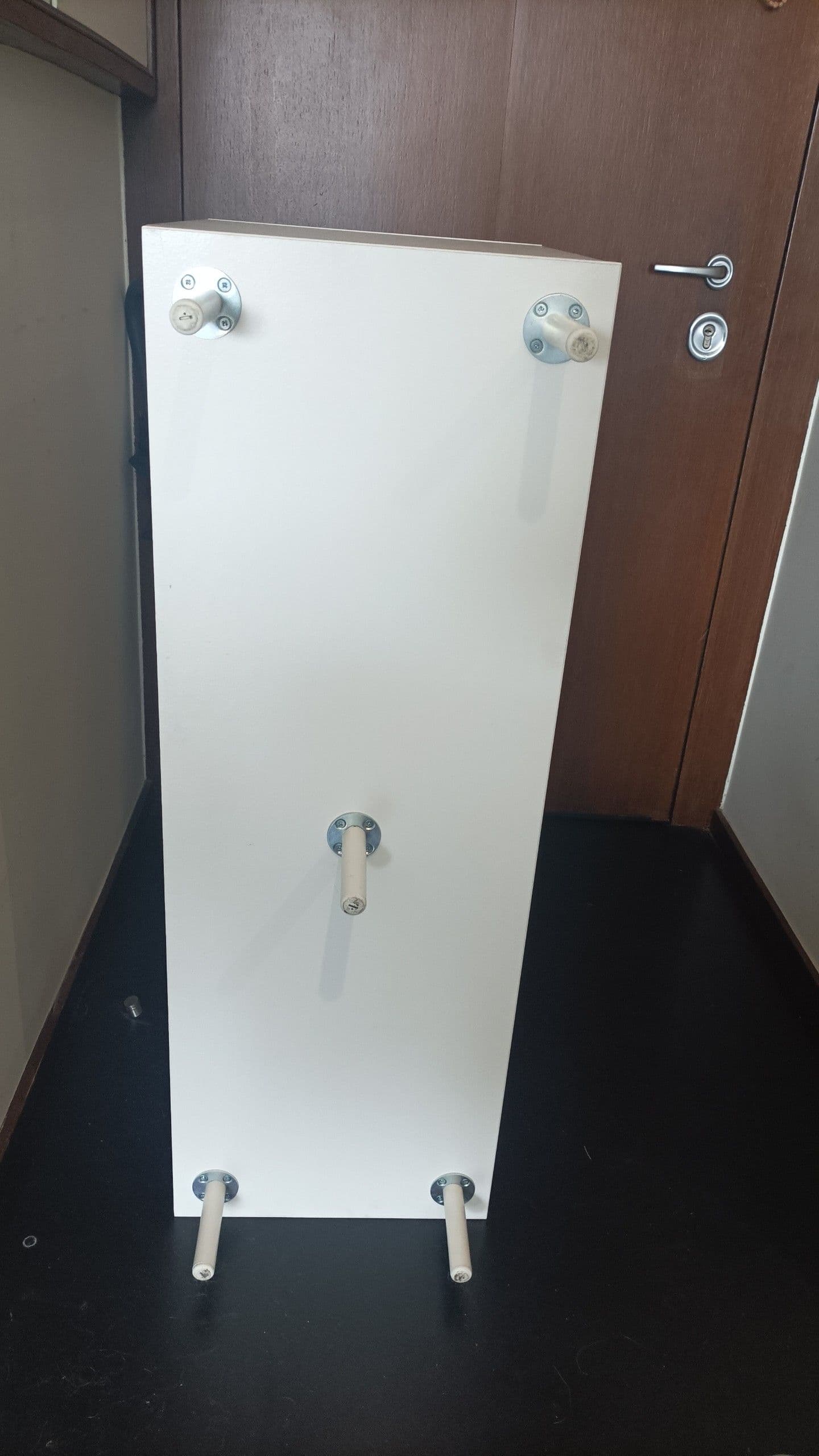 MACKAPÄR banco c/arrumação c/portas desliz, branco, 100x37x52 cm